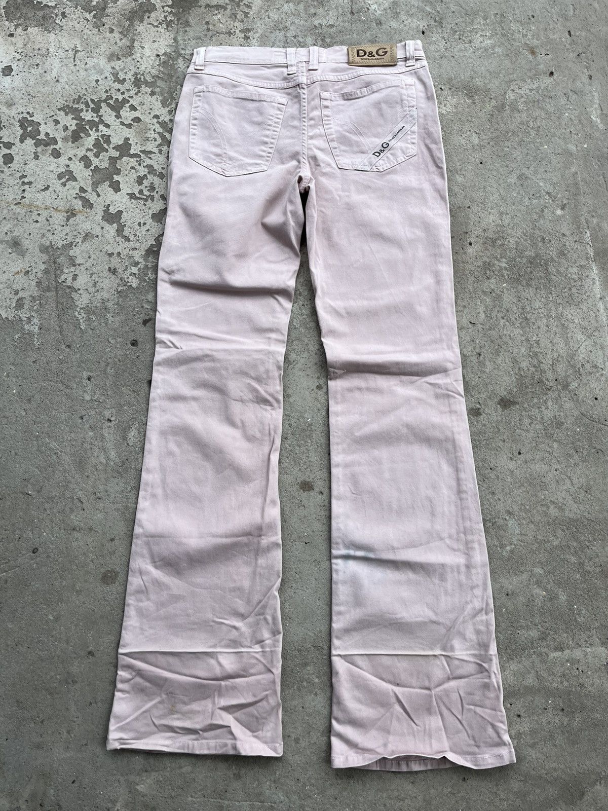 Dolce & Gabbana Dolce & Gabbana Flared Boot Cut Vintage Big Logo Pants Jeans Size 29" - 1 Thumbnail