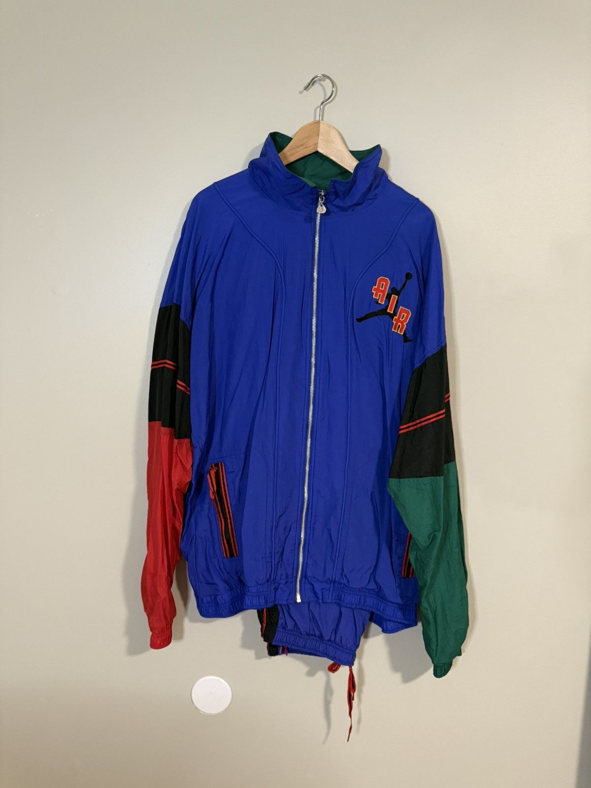 Jordan Brand Vintage 1993 nike Air Jordan Windbreaker Suit Set Size US XXL / EU 58 / 5 - 1 Thumbnail