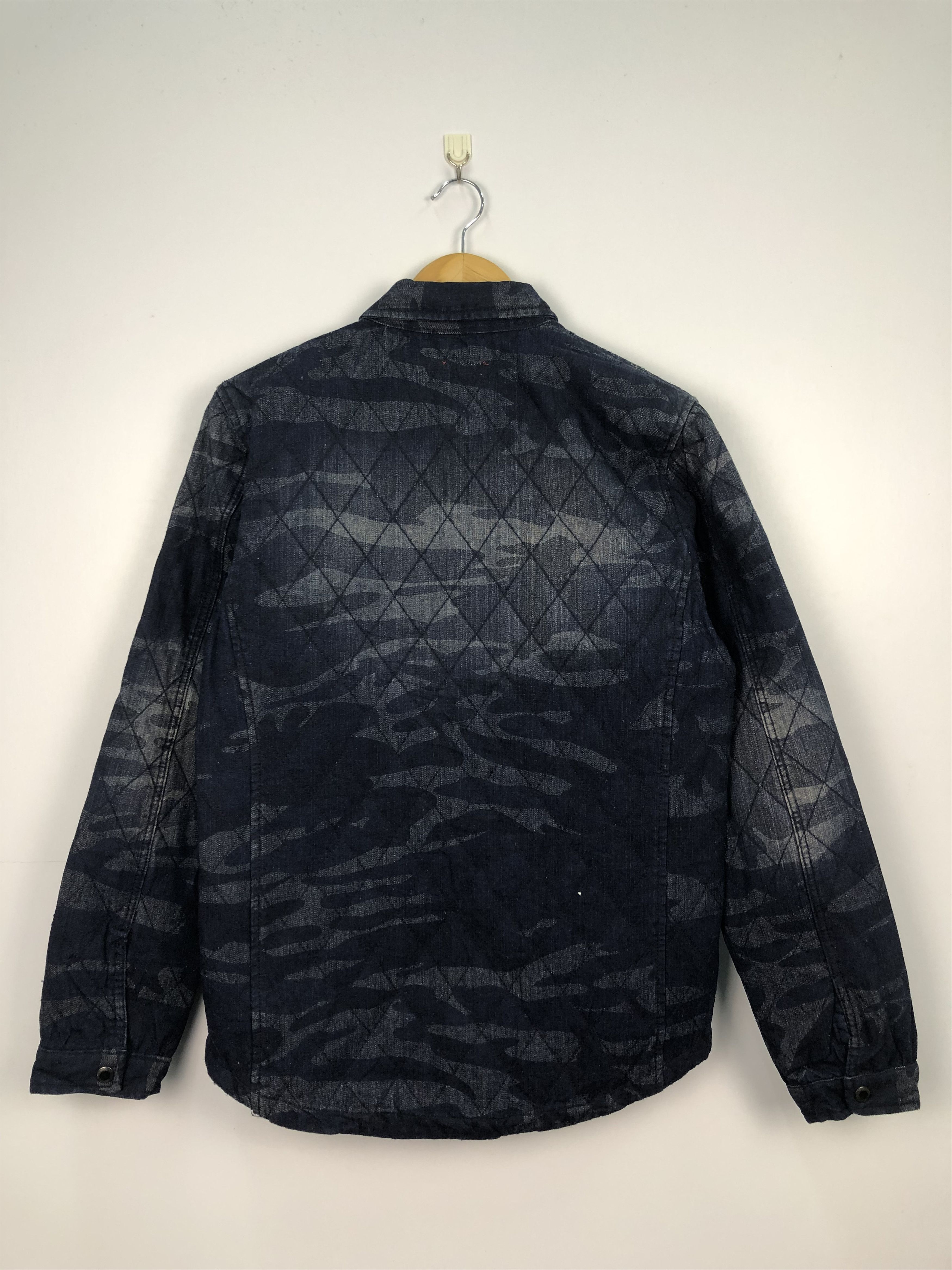 Vintage Vintage Jungle Storm Denim Jacket Designer J0106 Size US M / EU 48-50 / 2 - 2 Thumbnail
