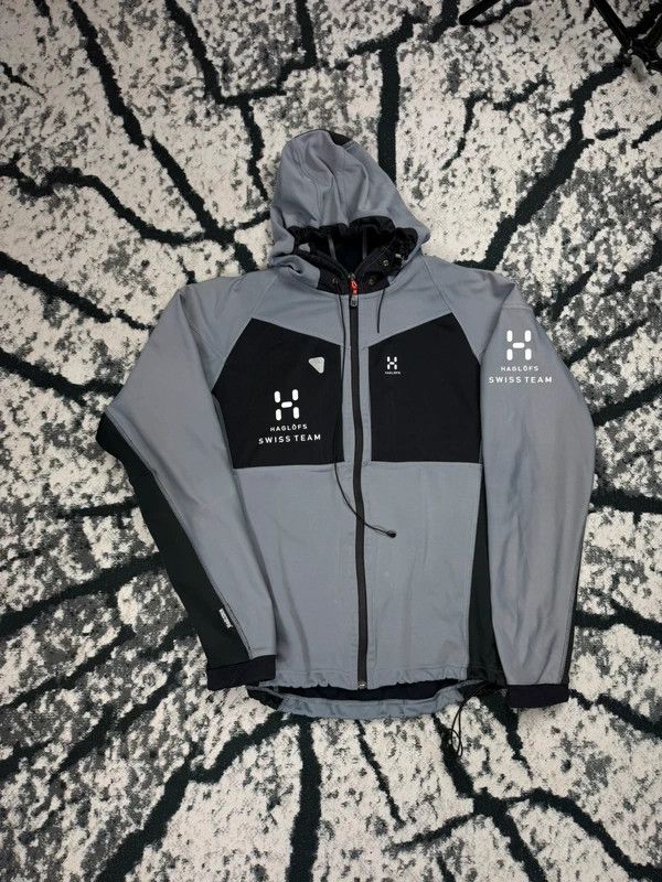 Haglofs Haglofs ski jacket gray black logo M windstopper Size US M / EU 48-50 / 2 - 1 Thumbnail