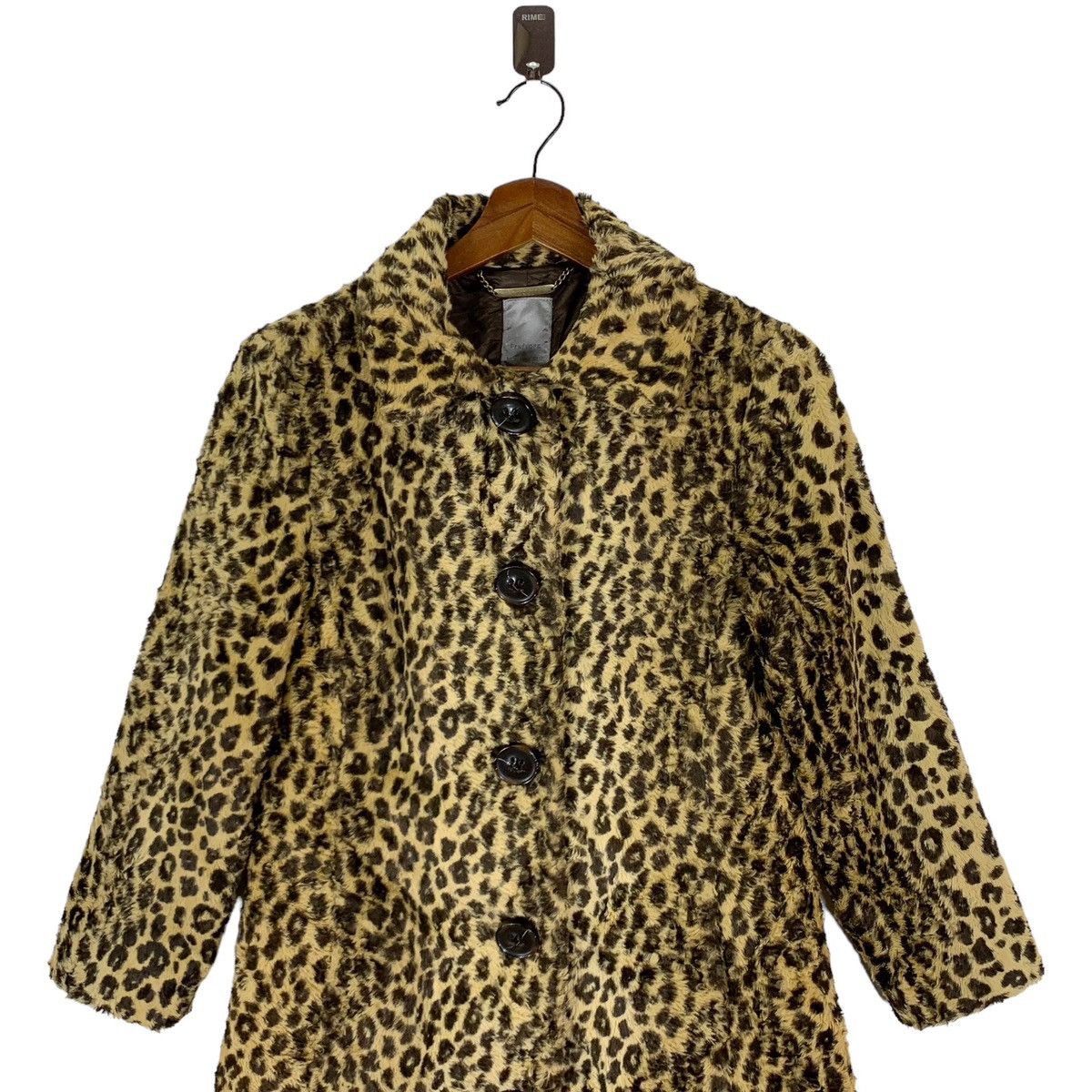 Designer × Mango Penelope And Monica Cruz MNG Leopard Design Women Overcoat Size XS / US 0-2 / IT 36-38 - 3 Thumbnail