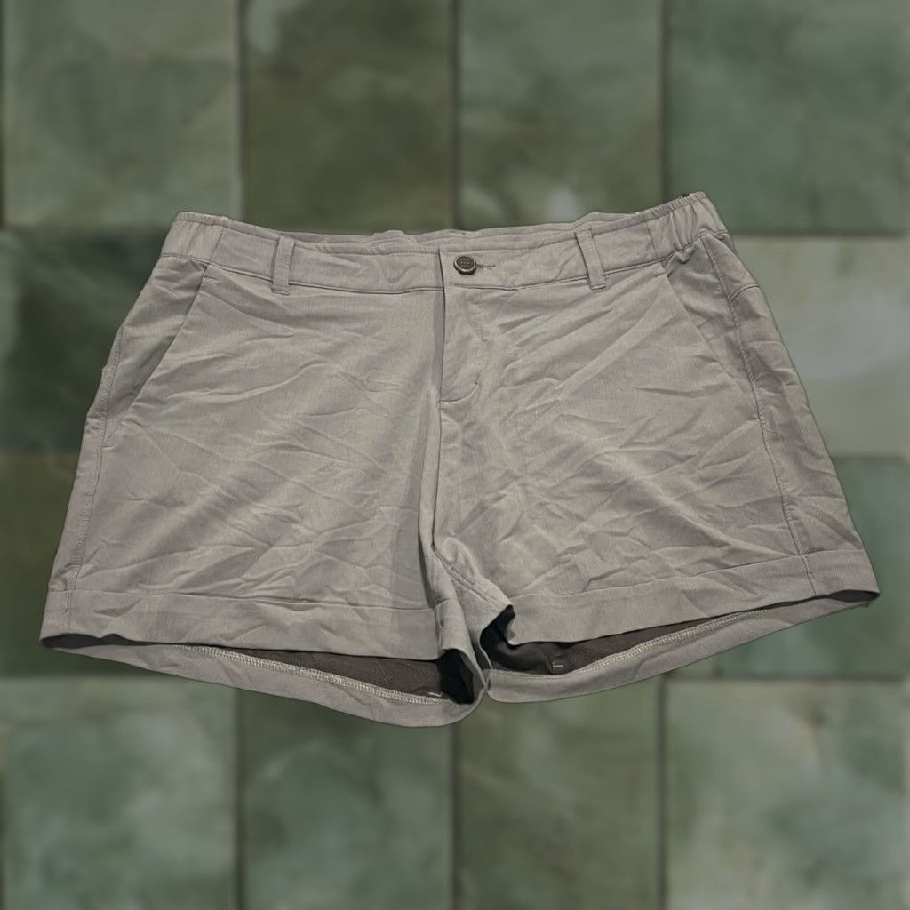 Vintage Free Fly Shorts Womens L Bamboo Charcoal Activewear / Outdoor Size 36" / US 14 / IT 50 - 1 Thumbnail