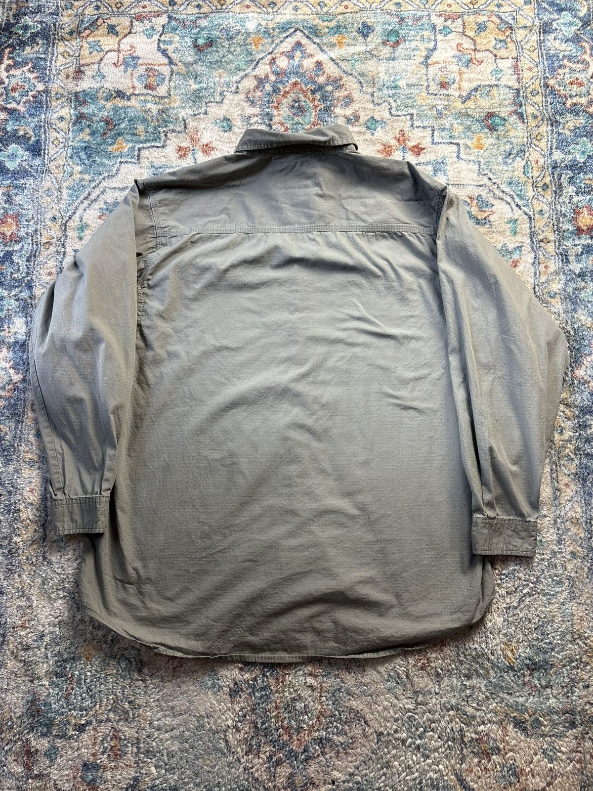 Wrangler Wrangler Riggs Green Workwear Button-up Shirt Size XXL Size US XXL / EU 58 / 5 - 2 Thumbnail
