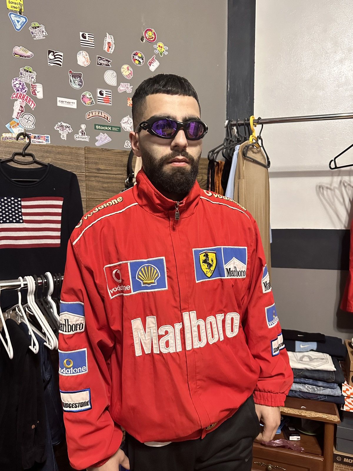 Ferrari Marlboro Racing Vintage Marlboro Ferrari Jacket Vodafone Grailed