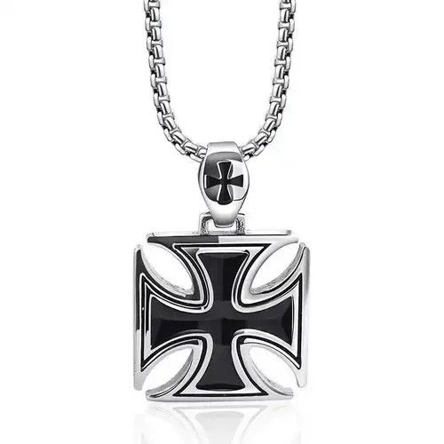 Authentic Negro Leagues Classic Knights Templar Cross Medal Pendant Necklace Size ONE SIZE - 2 Thumbnail