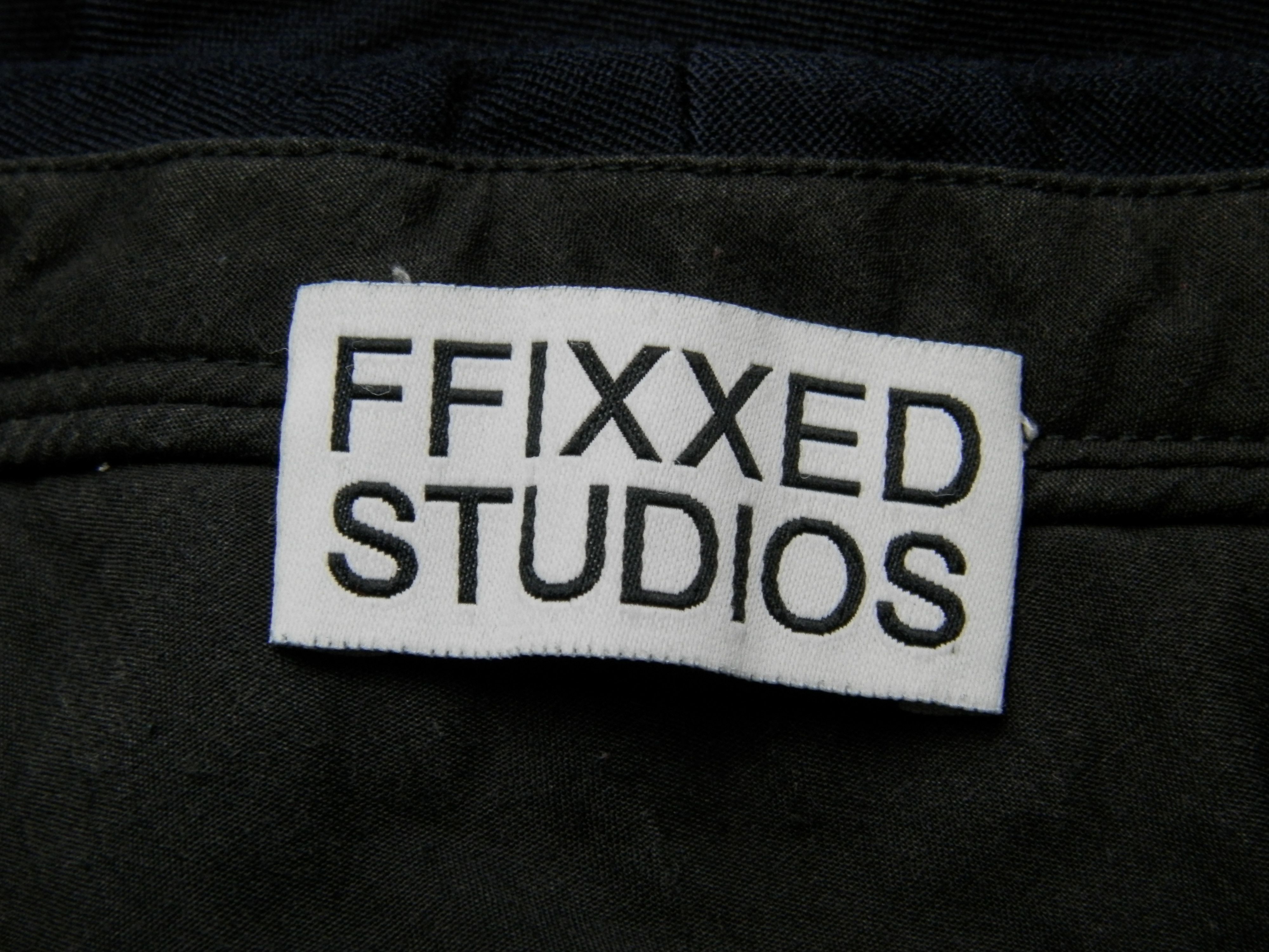 image of Avant Garde x Ffixxed Studios Ffixxed Studio Loose Fit Wool Trousers in Navy, Men's (Size 30)