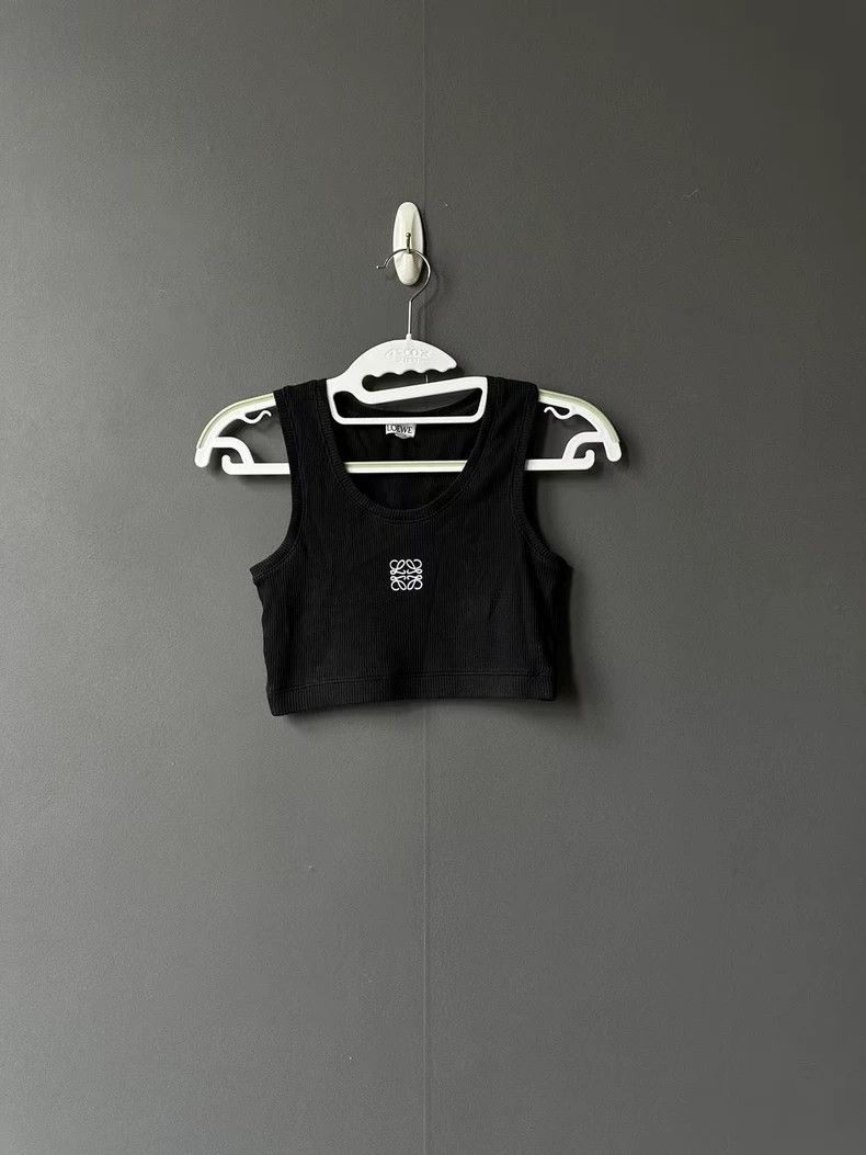 Loewe LOEWE Black embroidered vest Size XS / US 0-2 / IT 36-38 - 1 Thumbnail