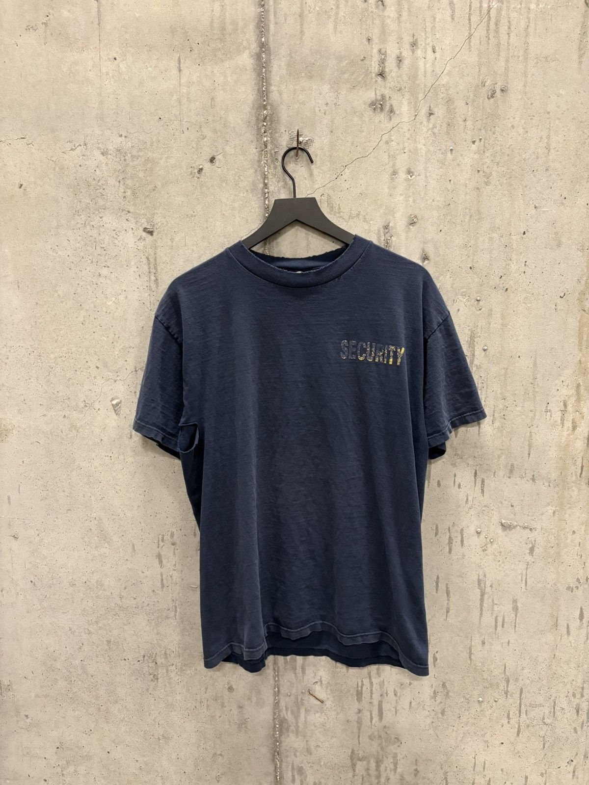 Vintage Security Shirt Faded Distressed Thrashed Grunge Band
