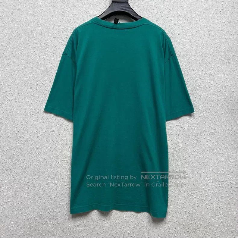 Balenciaga Balenciaga Teal Mailbox Logo Short Sleeve Size US M / EU 48-50 / 2 - 2 Thumbnail