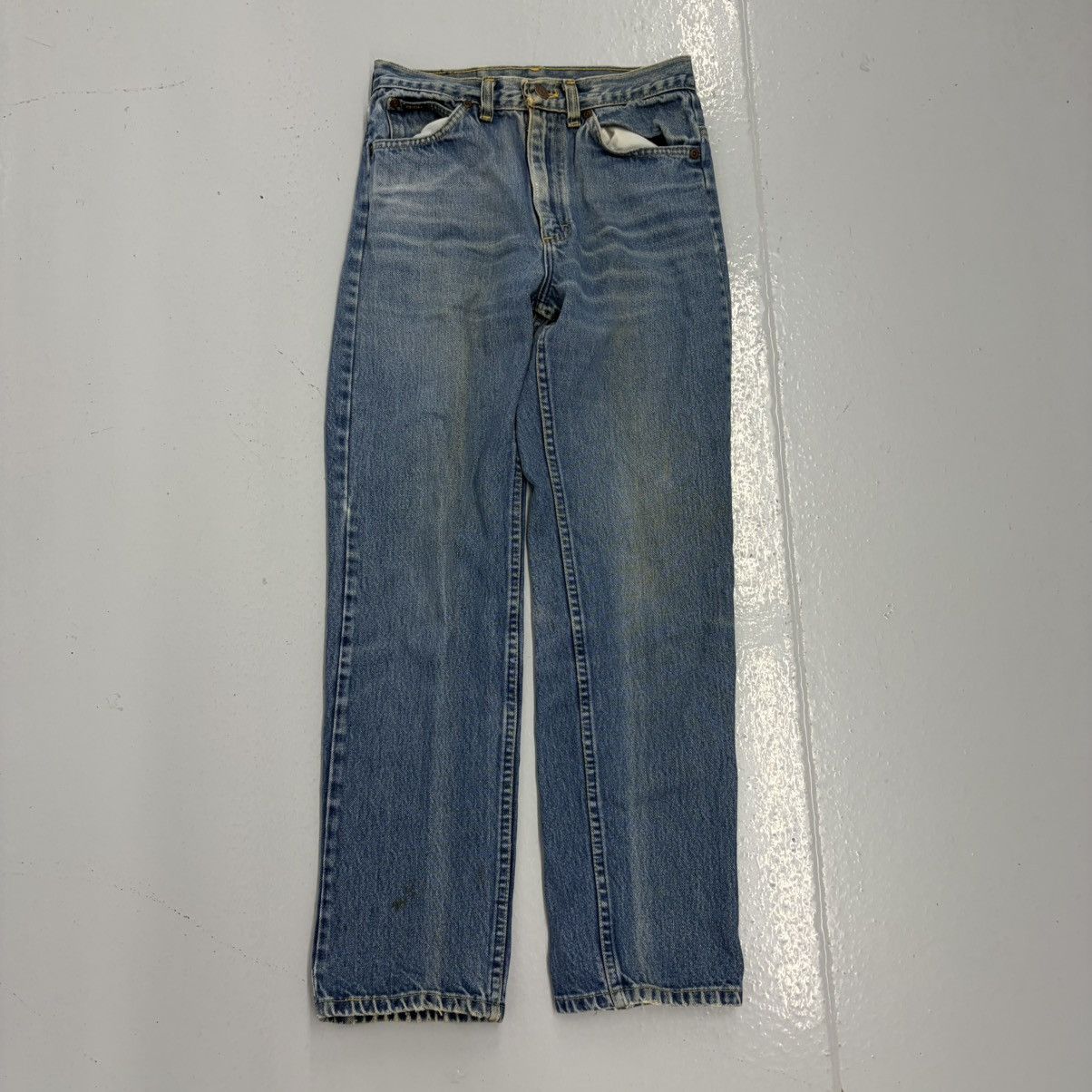 Other Vintage 70s Texas Blue Straight Leg Western Jeans 26x28 Size 26" / US 2 / IT 38 - 1 Thumbnail