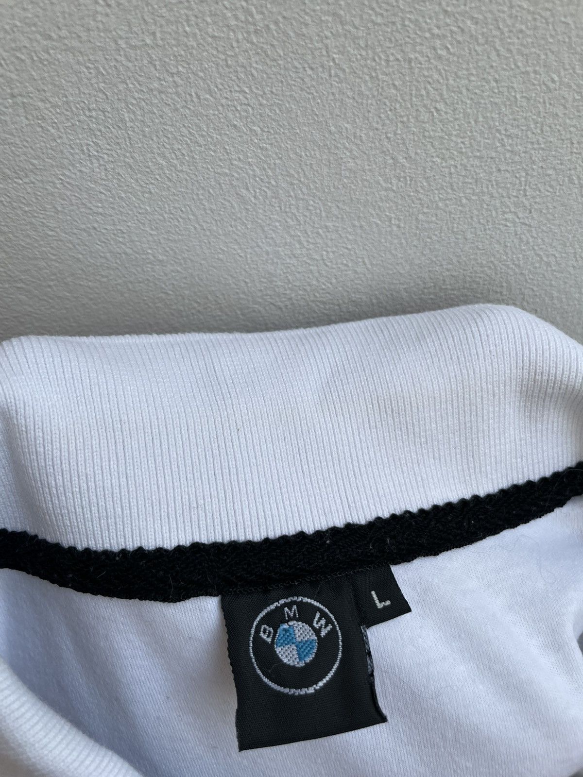 BMW Vintage BMW Polo Shirt 90s F1 Formula 1 Racing Big Logo Size US M / EU 48-50 / 2 - 16 Thumbnail