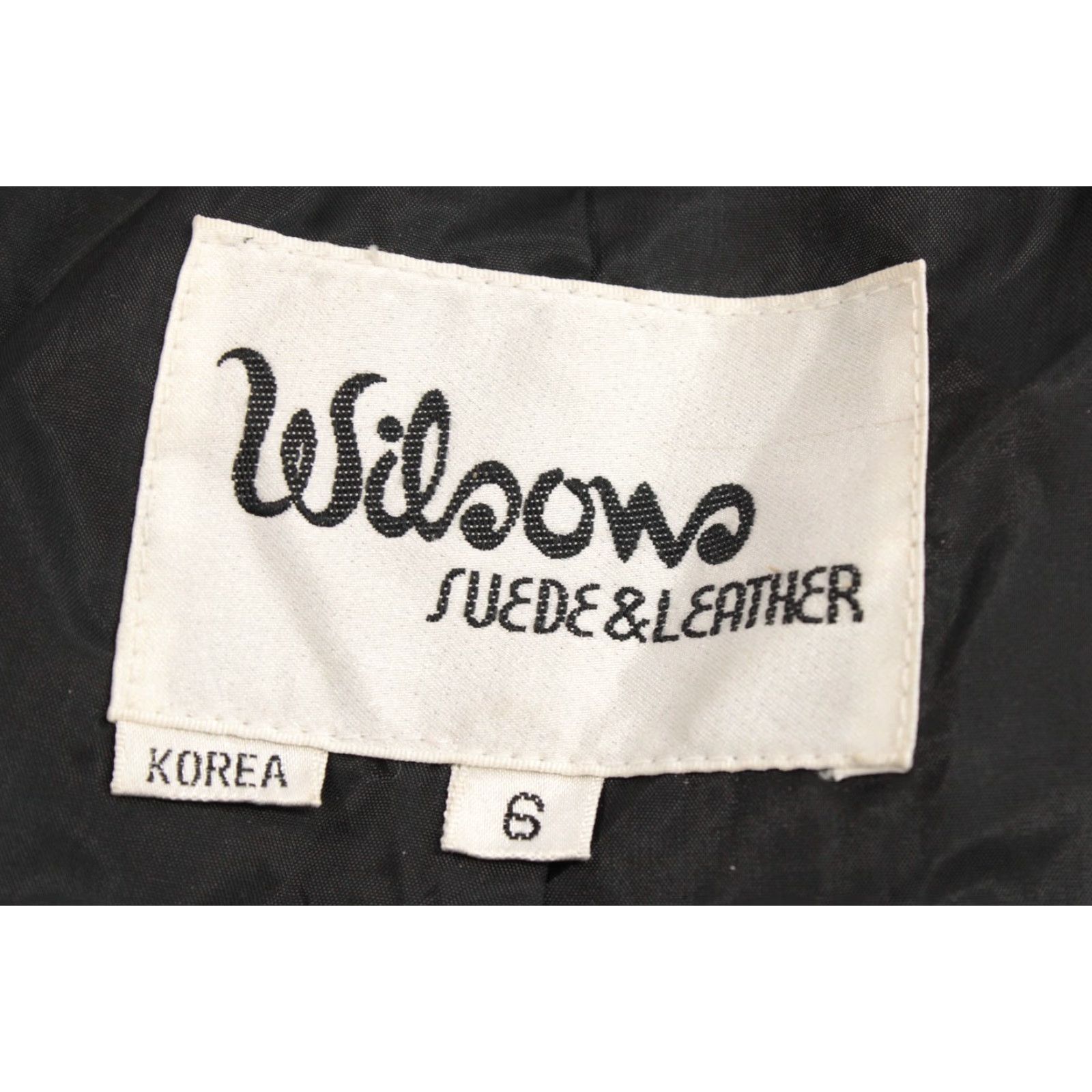 Vintage VTG Wilson Leather Mini Skirt Womens 6 Black Y2K A-Line Biker Punk Lined Grunge Skirt Women Short Leather Zipper Lined Vintage 90s Mens? Size 28" / US 6 / IT 42 - 4 Thumbnail