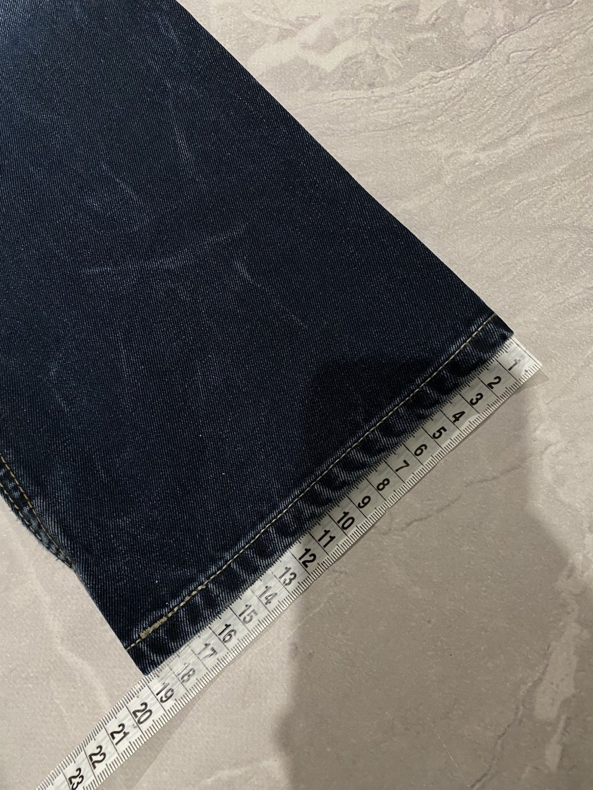 Japanese Brand Archive Distressed Washed Darkwear Slim / Number Nine Style Size US 33 - 12 Thumbnail