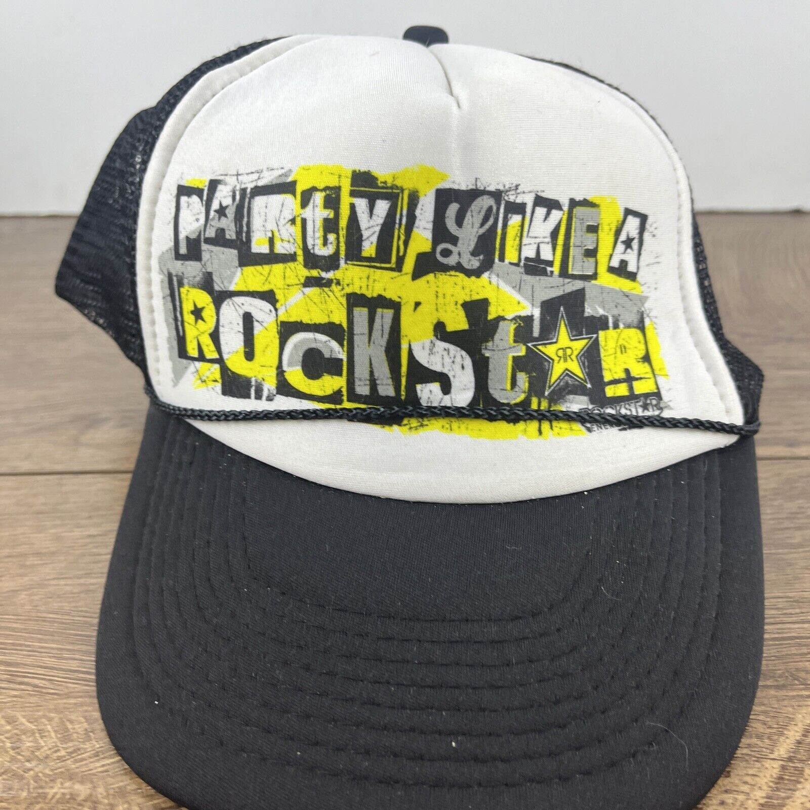 Other Rockstar Hat Party Like a Rockstar Black Hat Adjustable Adul Size ONE SIZE - 6 Thumbnail