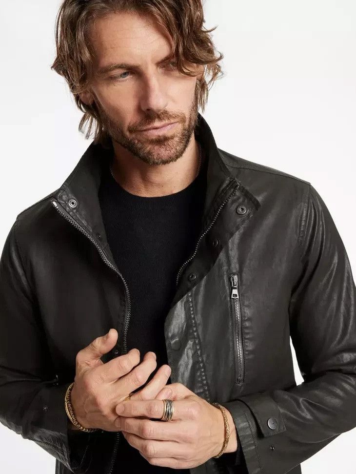 John Varvatos John Varvatos Leather Jacket Coat Size US M / EU 48-50 / 2 - 3 Thumbnail