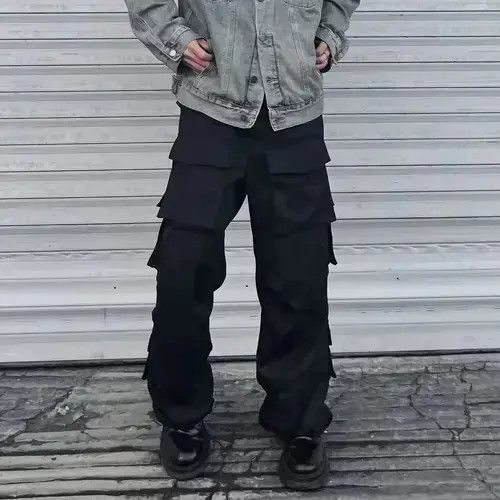 VIBE Black Cargo Jeans Size US 30 / EU 46 - 8 Thumbnail