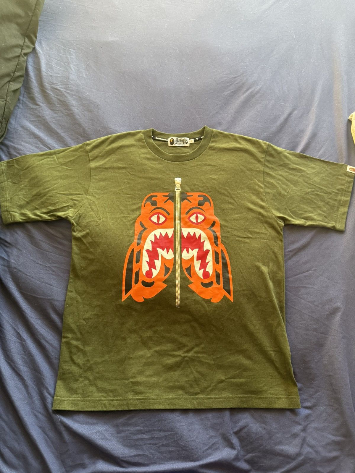 authentic Bape funthera militia tee size small