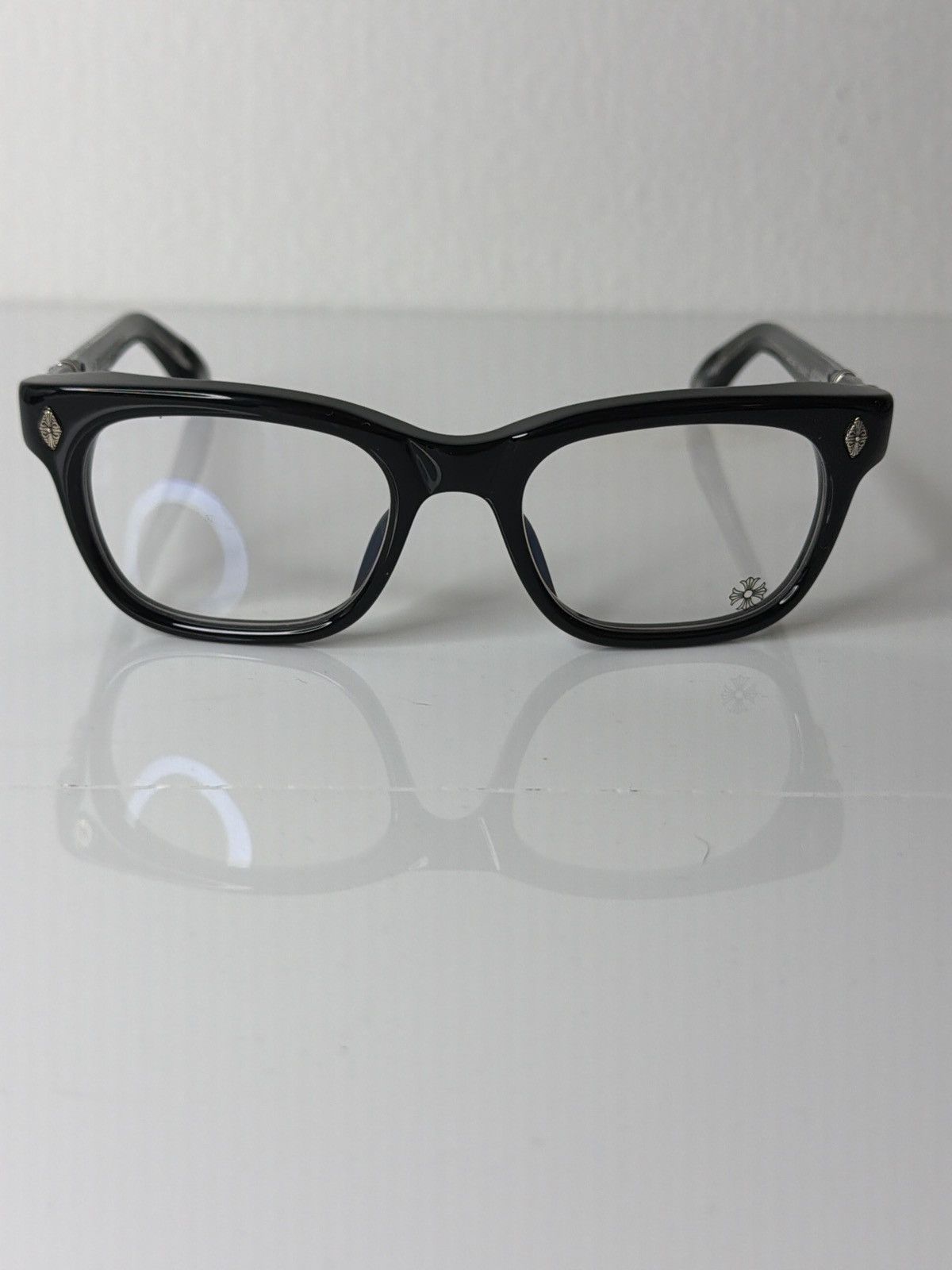 Chrome Hearts Chrome Hearts Dooable Black Silver 52-20-148 New Size ONE SIZE - 2 Thumbnail