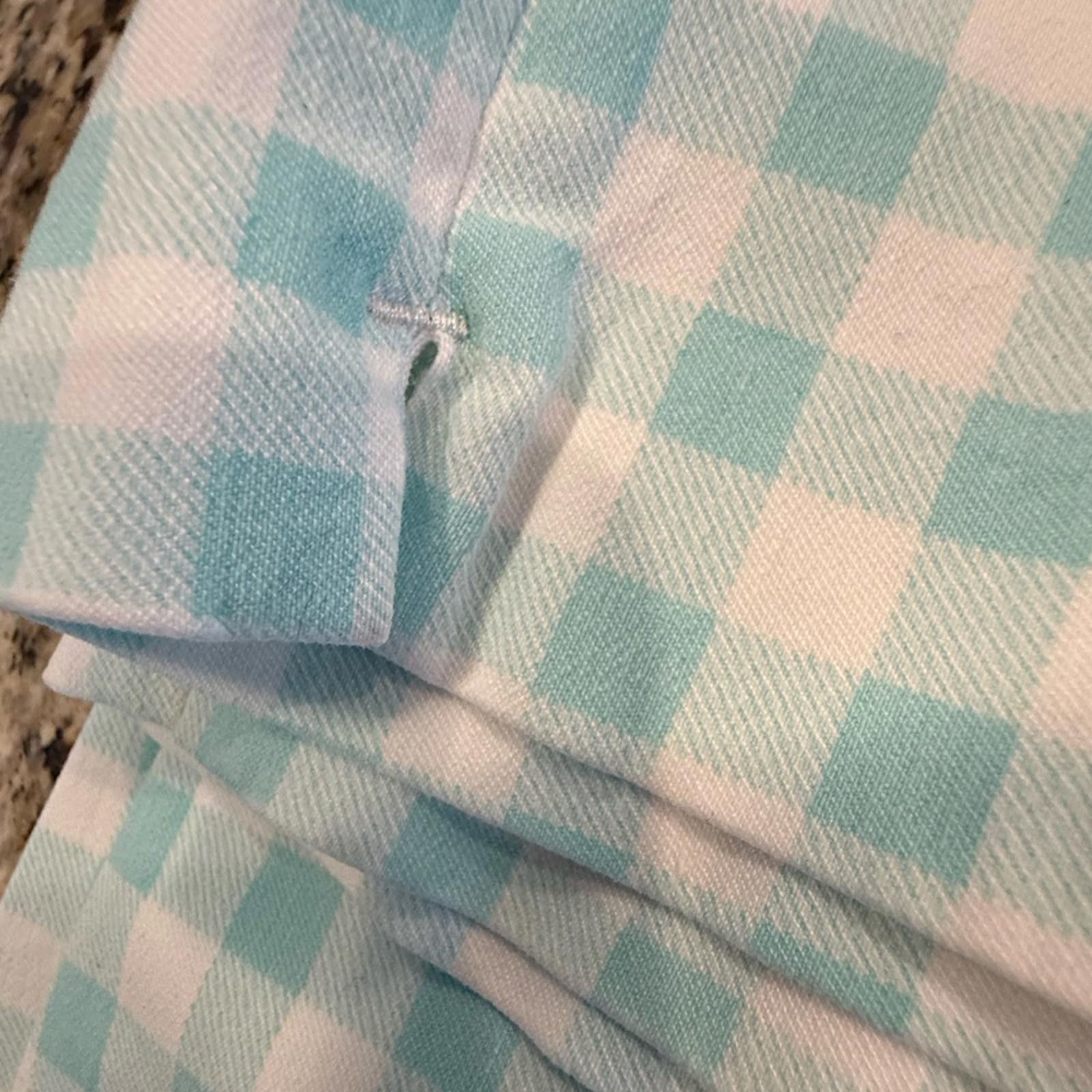 Other Verve Blues preppy Bermuda shorts blue & white plaid SZ 12 Size 34" / US 12 / IT 48 - 4 Thumbnail