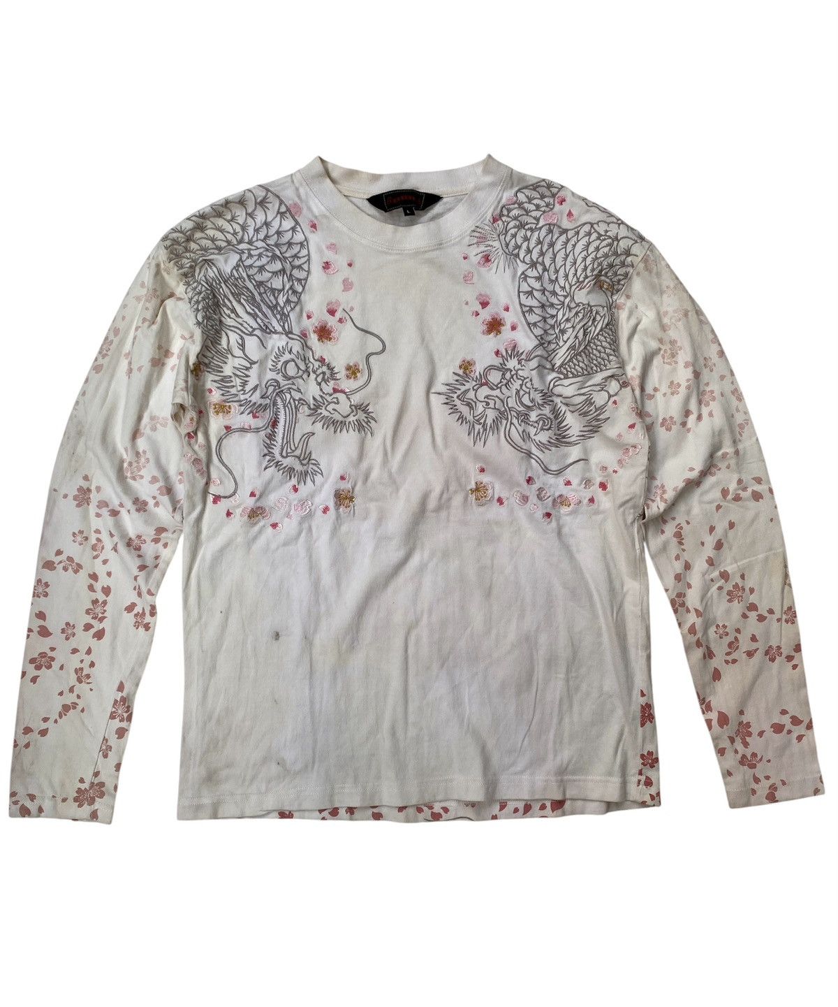 If Six Was Nine Japanese AOP Dragon Emboirderes Longsleeve Tee Size US L / EU 52-54 / 3 - 1 Thumbnail