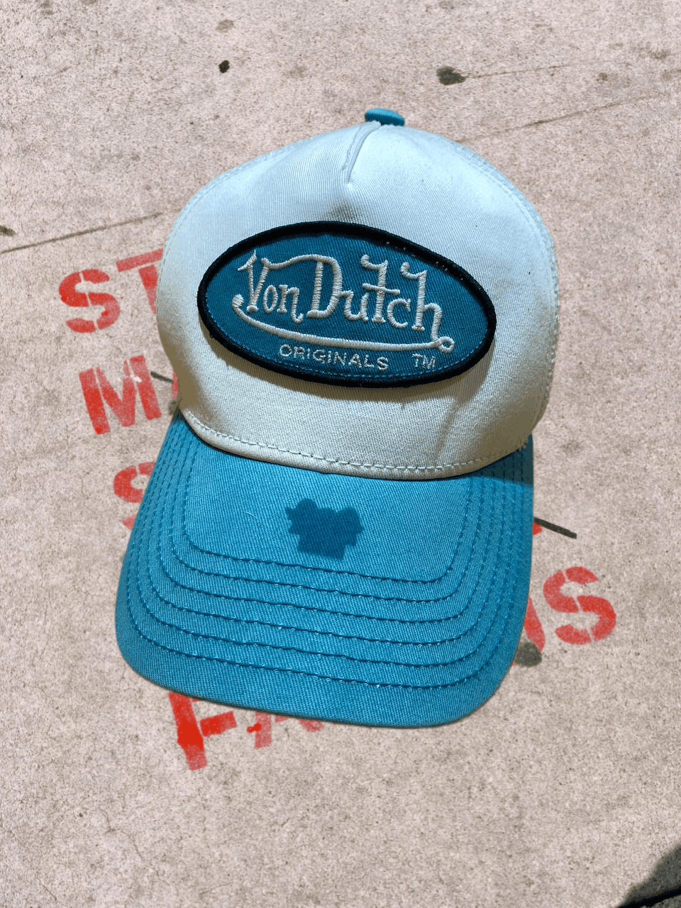 Von Dutch Vintage Von Dutch Big Logo Y2K Skate Cap Hat Size ONE SIZE - 1 Thumbnail