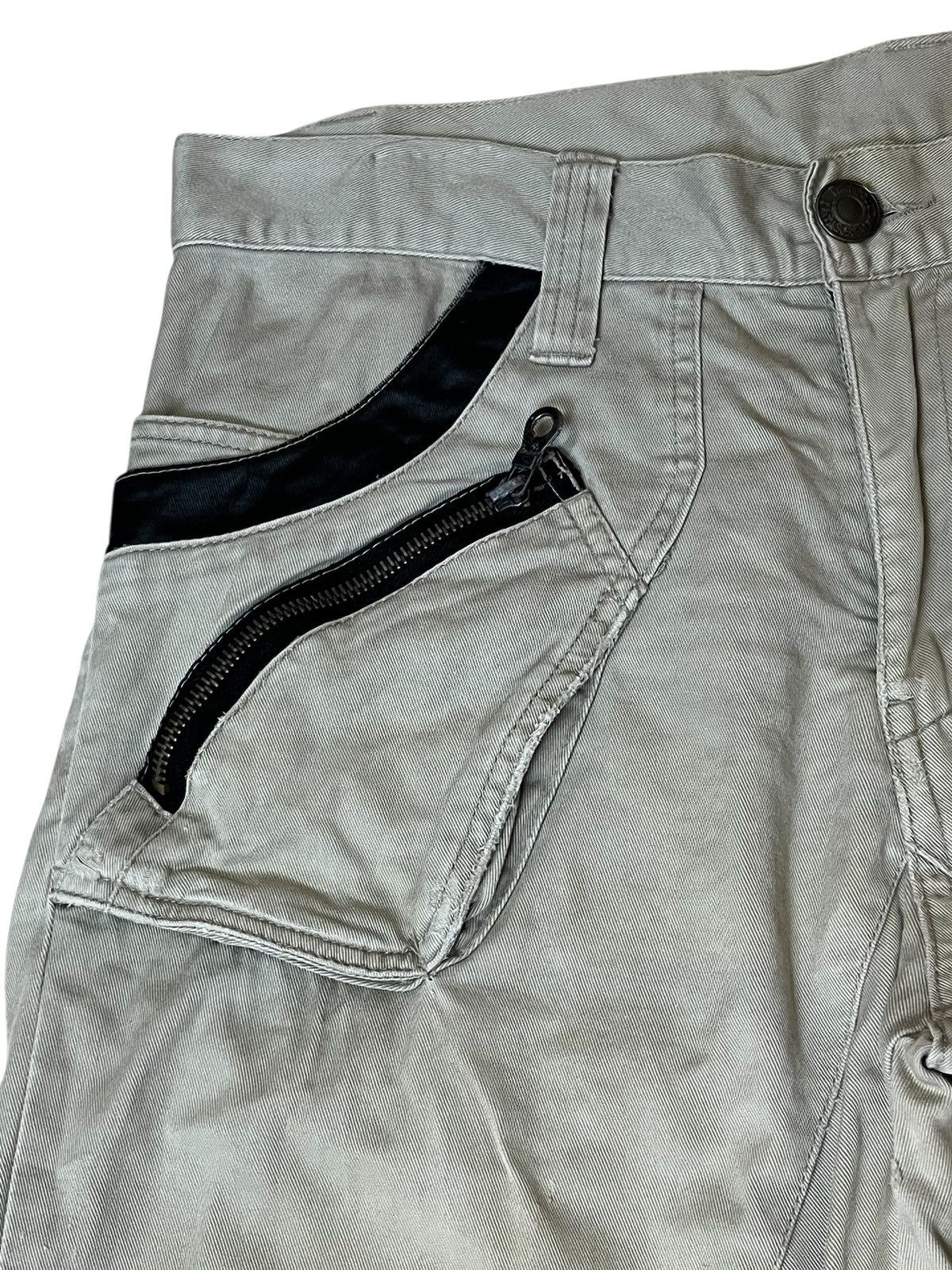 PPFM SICK🔥JAPANESE PPFM CURVE LEG DISTRESSED PANTS Size US 32 / EU 48 - 6 Thumbnail