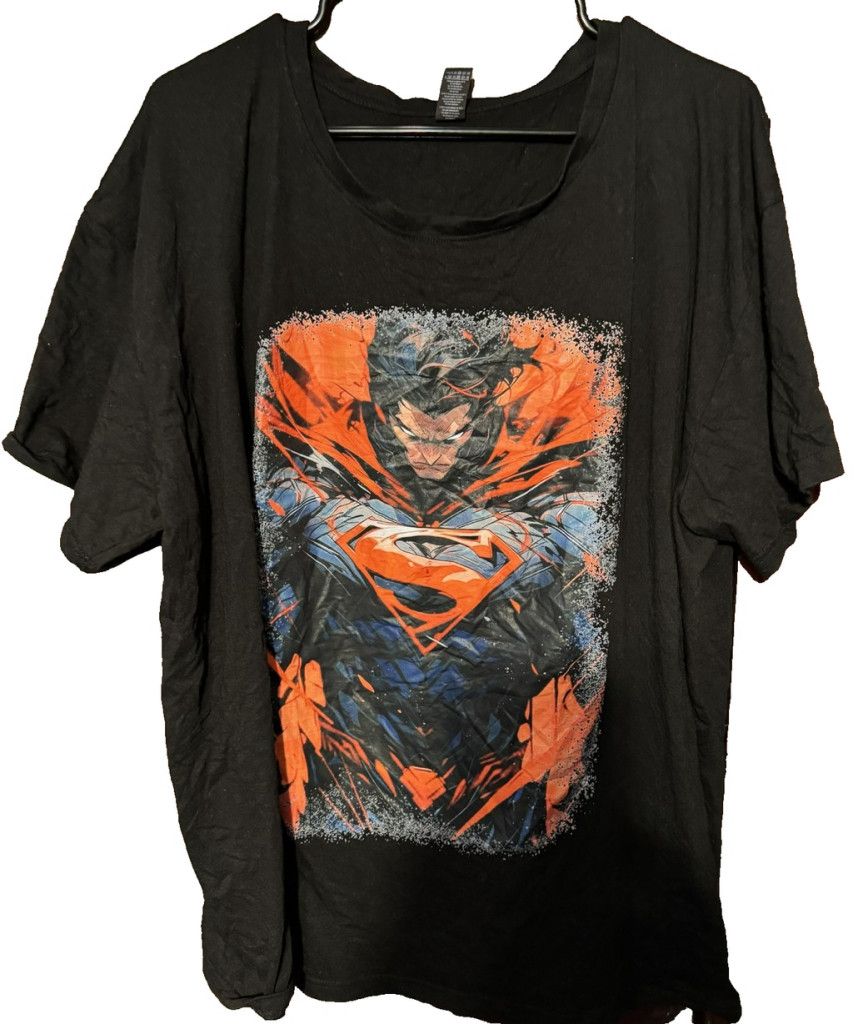 DC Comics Superman T-Shirt Men Sz XXL Black DC Comics Size US XXL / EU 58 / 5 - 1 Thumbnail