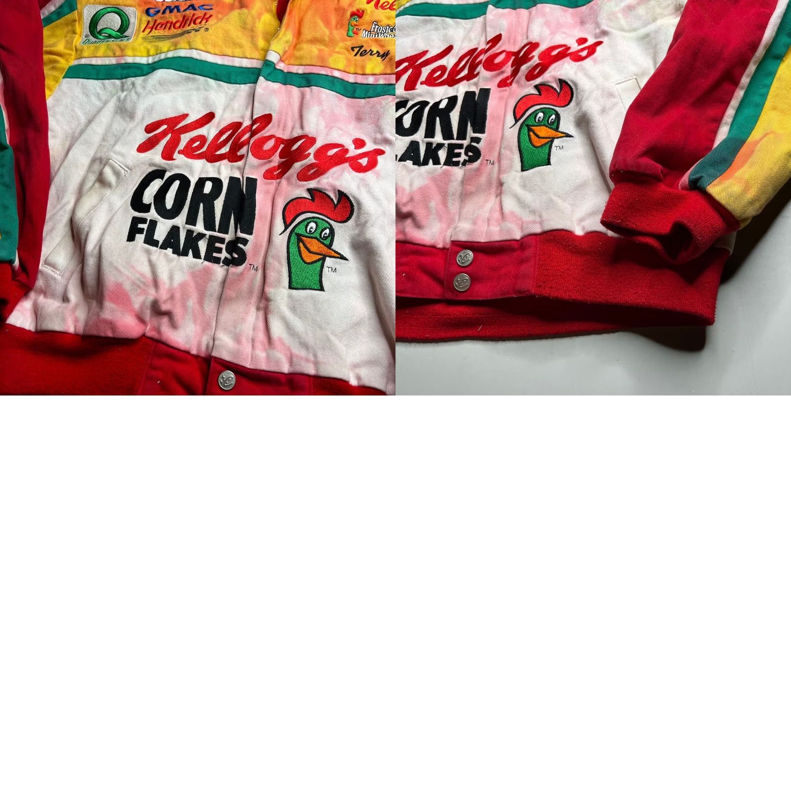 Chase Authentics VINTAGE Chase Authentics NASCAR Terry Labonte Kelloggs Corn Flakes Racing Jacket Large Size US L / EU 52-54 / 3 - 8 Thumbnail