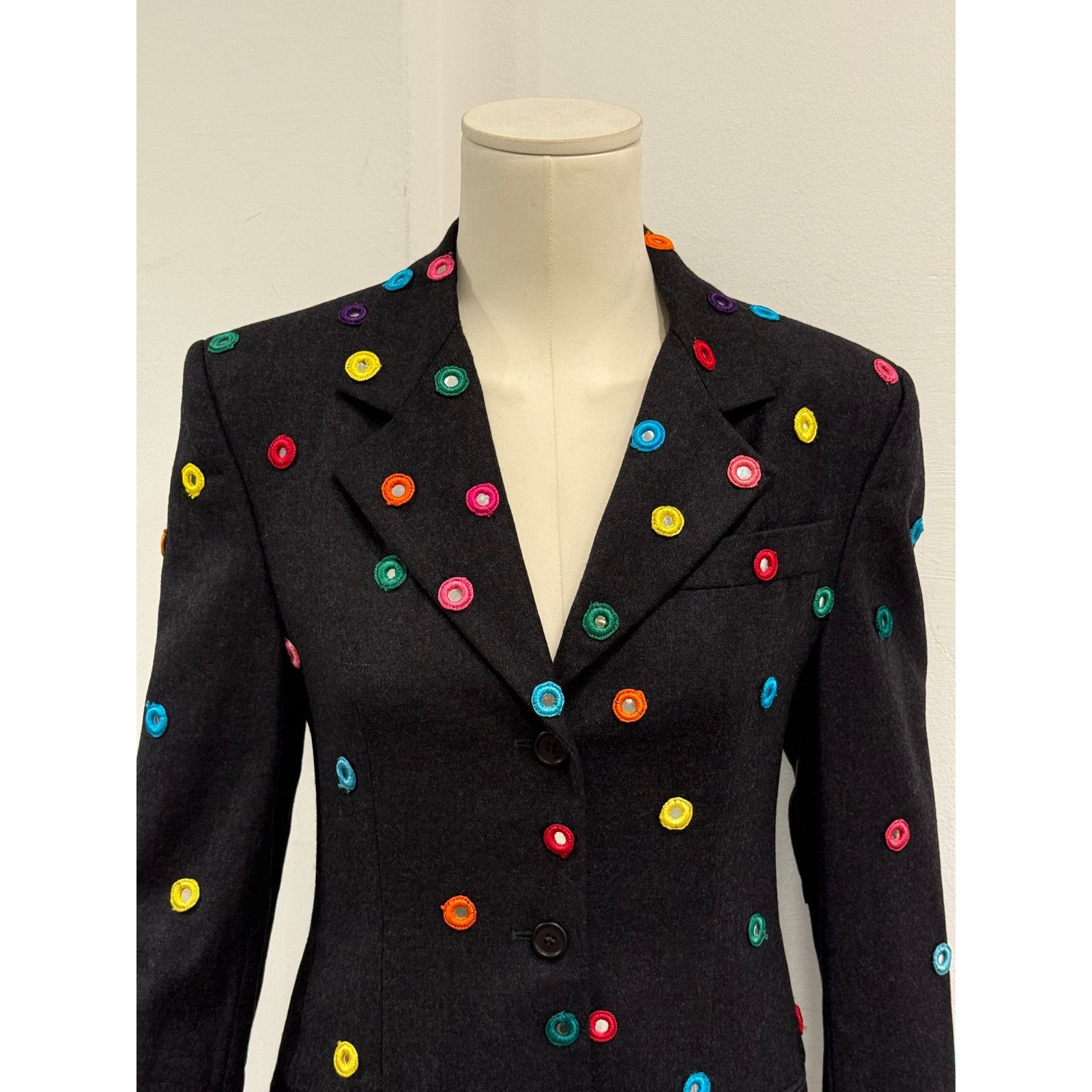 Dolce & Gabbana A/W1992 Dolce & Gabbana documented runway mirrors blazer Size S / US 4 / IT 40 - 8 Thumbnail