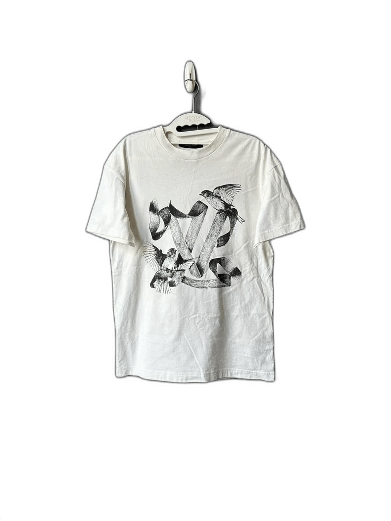 Louis Vuitton Louis Vuitton White Dove Short Sleeve Shirt-yf Size US XS / EU 42 / 0 - 1 Thumbnail