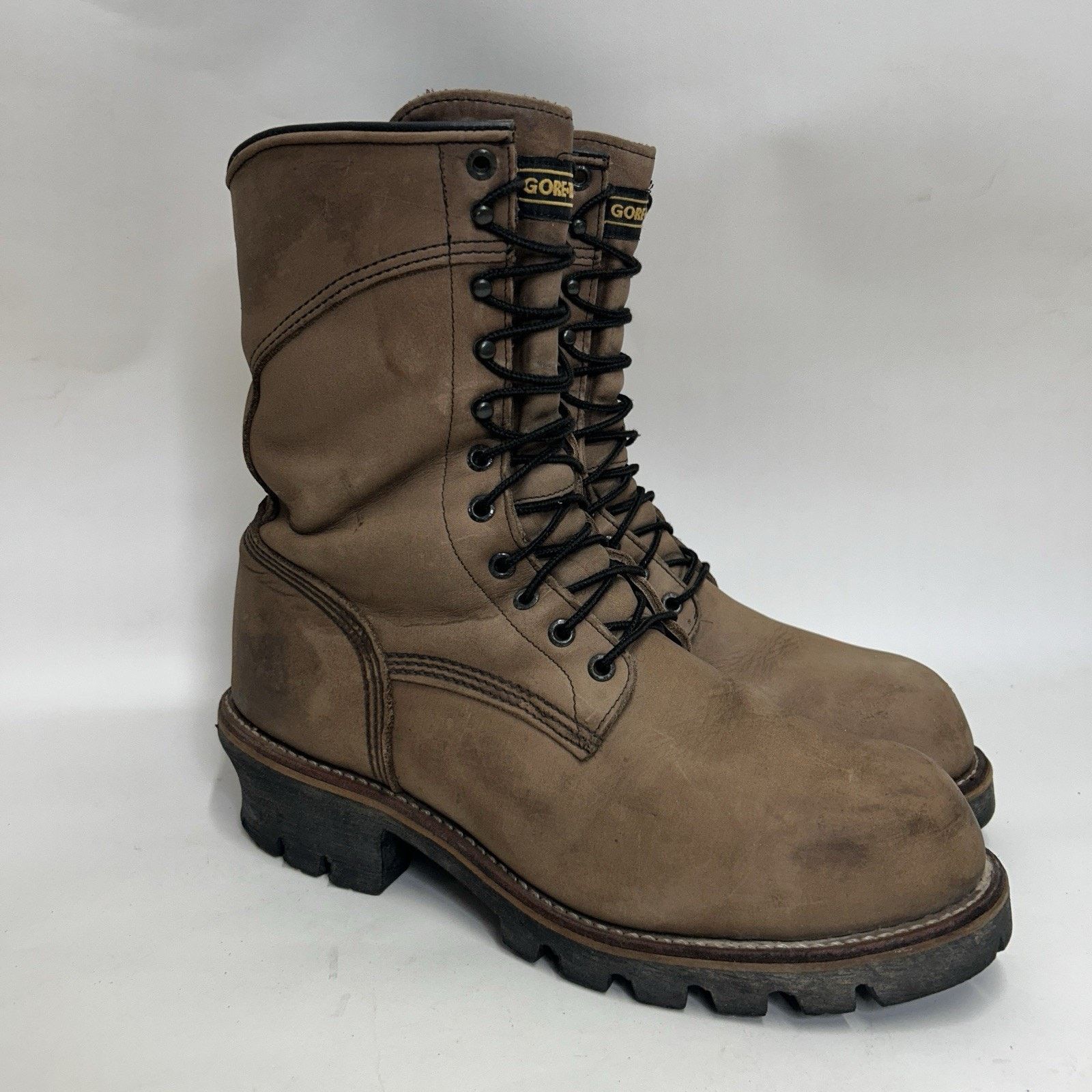 Red Wing Red Wing 2292 Steel Toe Gore-Tex Logger Boots “Grey Brown” Size US 11 / EU 44 - 1 Thumbnail