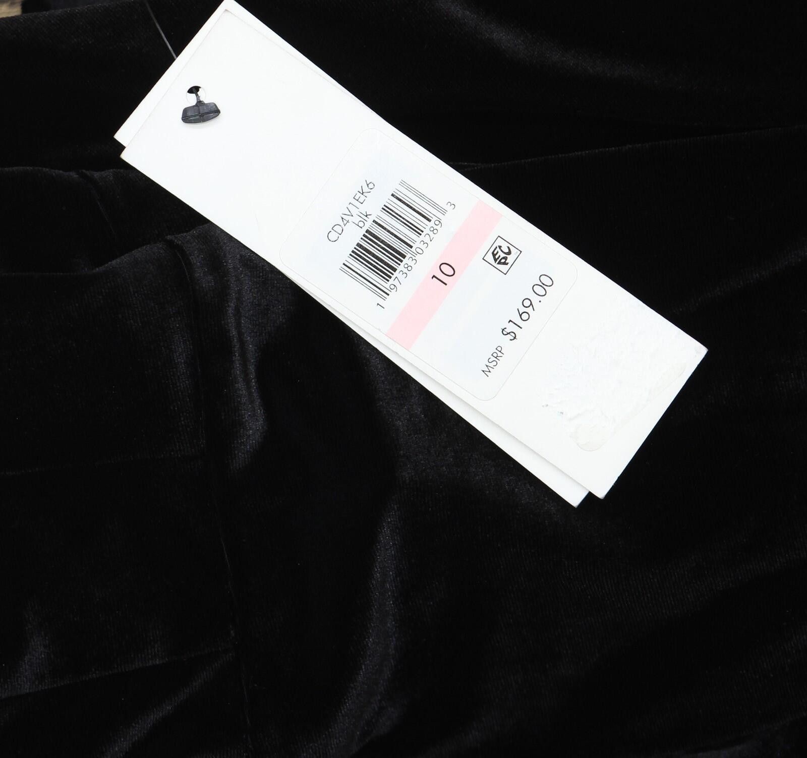 Calvin Klein Nwt Calvin Klein Neck Tie Waist Wide Leg Jumpsuit Black 10 Size 32" / US 10 / IT 46 - 4 Thumbnail