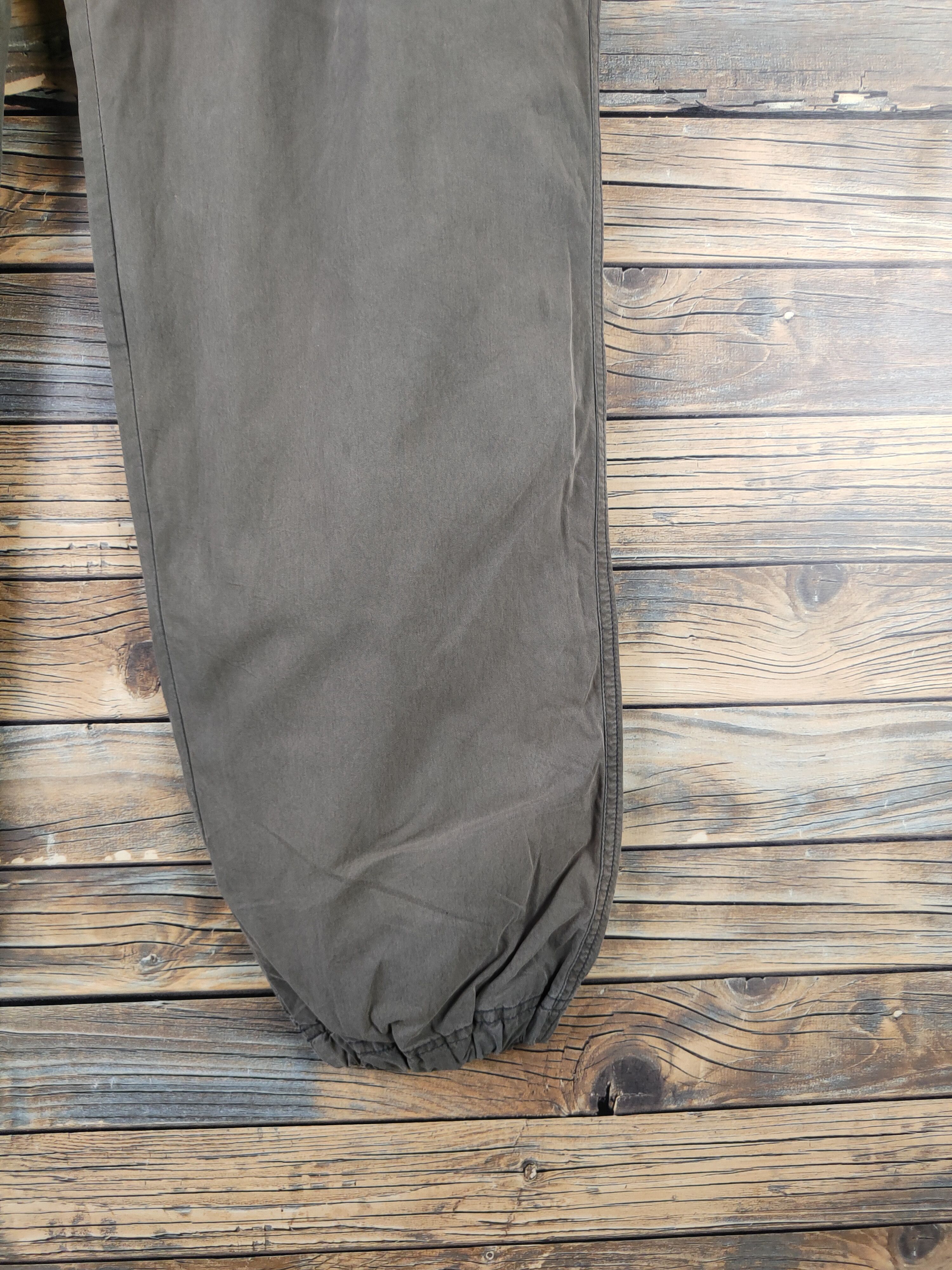 Japanese Brand DL Japanese Brand Olive Faded Multipocket Cargo Pants #1328 Size US 33 - 6 Thumbnail