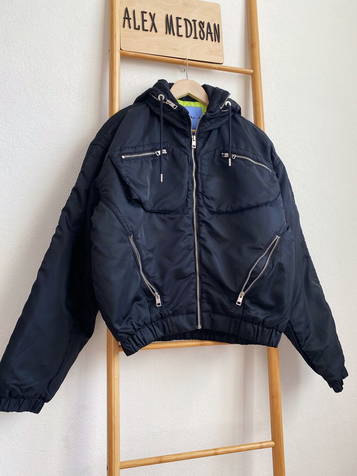 Mugler Mugler x H&M Nylon Bomber Jacket Size S Size US S / EU 44-46 / 1 - 1 Thumbnail