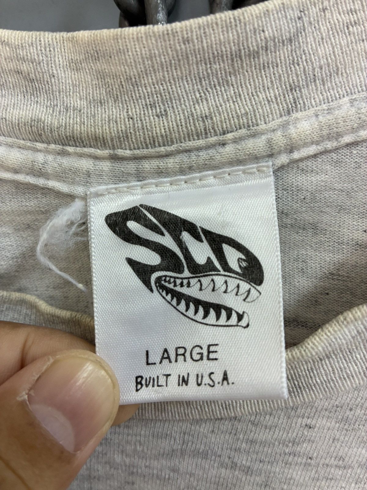 Vintage Vintage 90s Sally Can’t Dance SCD surf brand t shirt Size US L / EU 52-54 / 3 - 9 Thumbnail