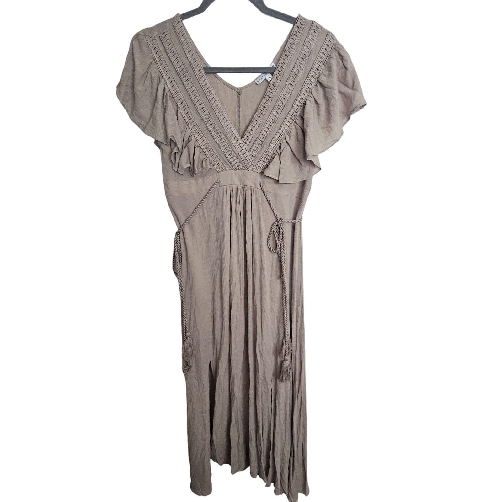 Born Baltic Born Womens Jennifer Bridesmaid Maxi Dress S Tasseled Size S / US 4 / IT 40 - 2 Thumbnail