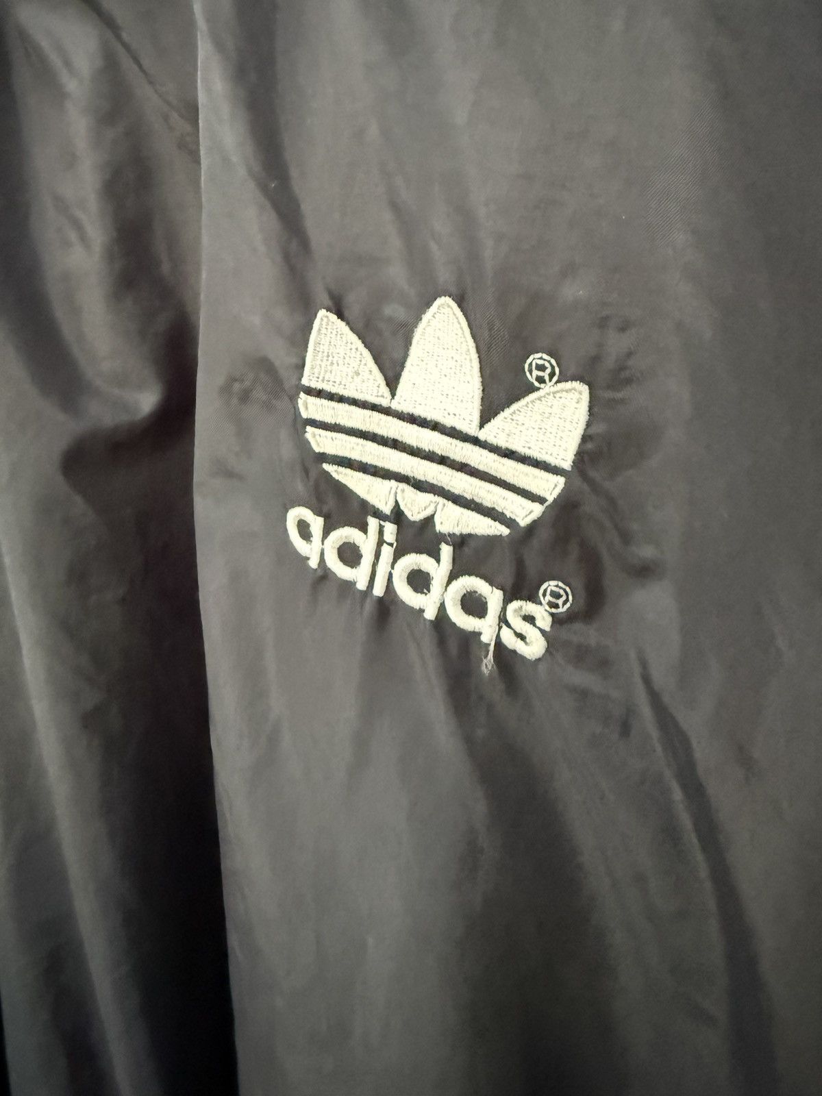 Adidas 🔥 VTG 90s Adidas Trefoil Side Tape V-Neck Back Hit Logo - L Size US L / EU 52-54 / 3 - 6 Thumbnail