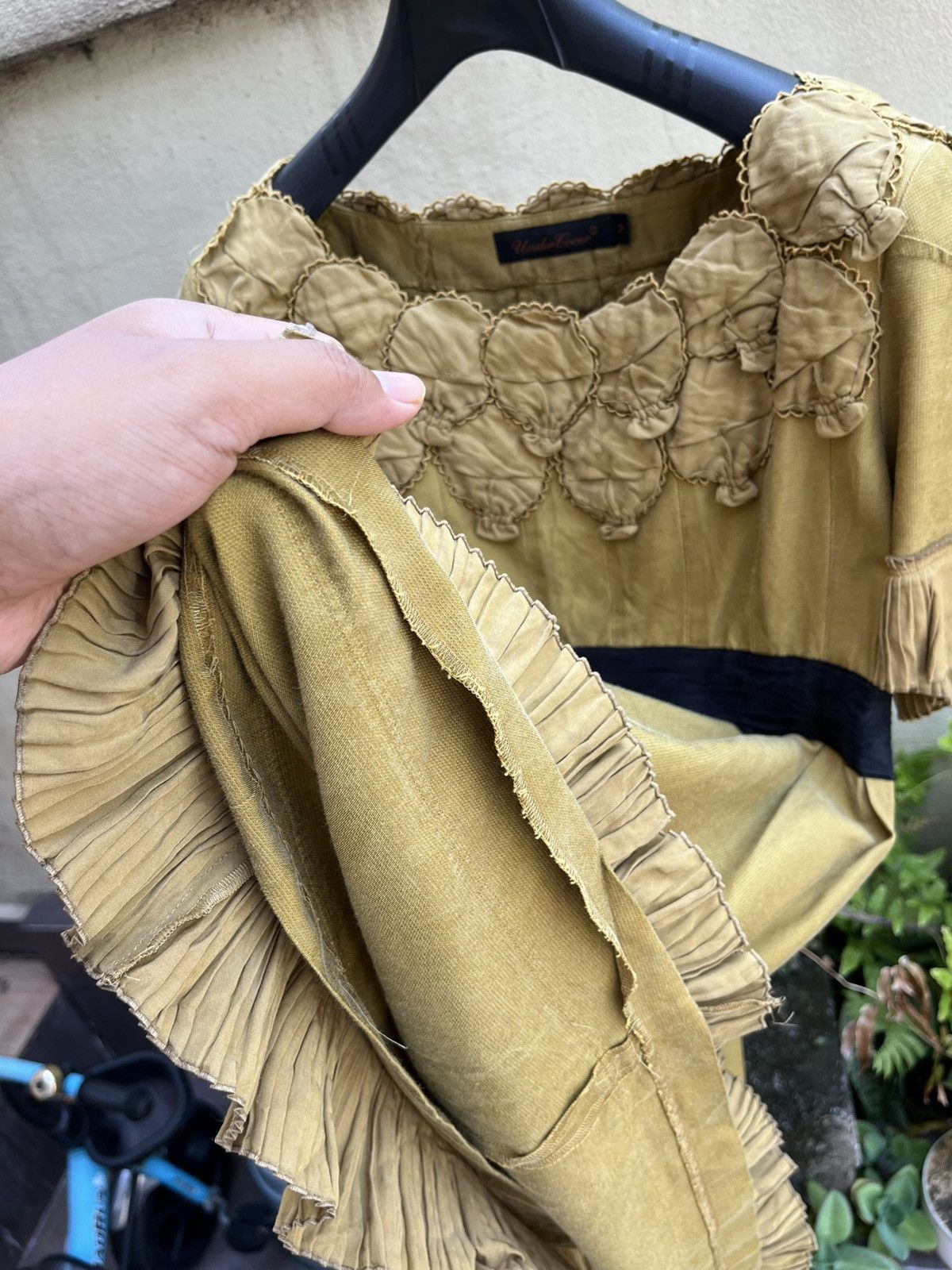 Undercover 2007 Undercover Gold Silk Mini Skull Detail Dress Size M / US 6-8 / IT 42-44 - 12 Thumbnail
