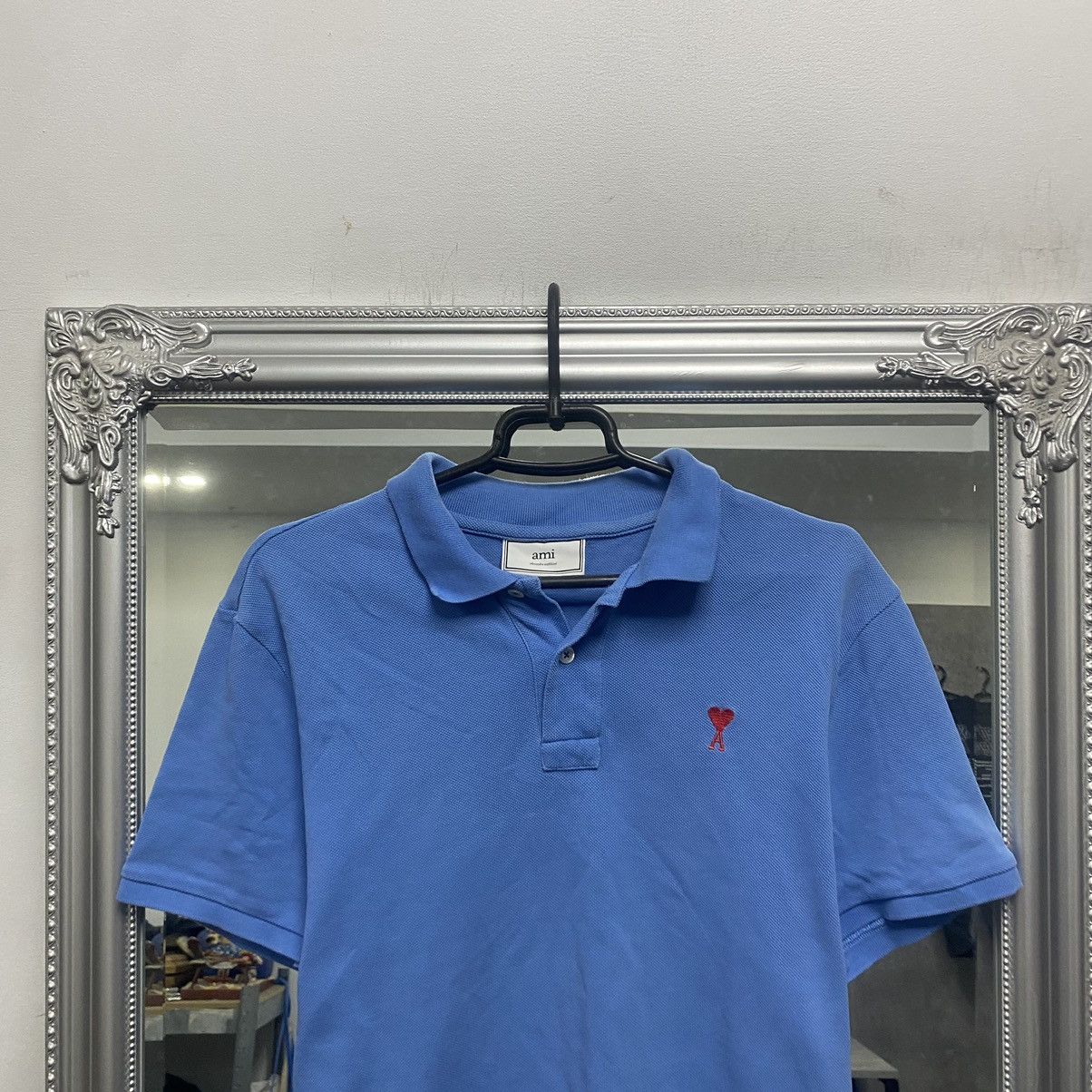 AMI Ami Polo Shirt Small Logo Tee Size US L / EU 52-54 / 3 - 2 Thumbnail