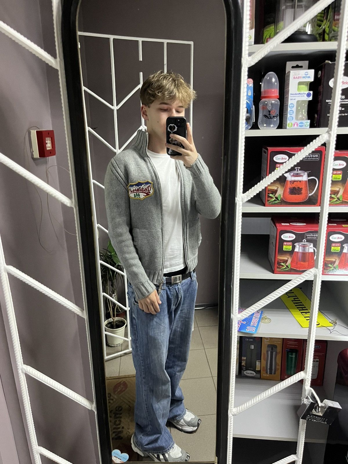 Designer × Dsquared2 × Vintage RARE Vintage Cashmere Dsquared Lampo Zip Knitted Sweater Size US M / EU 48-50 / 2 - 13 Thumbnail