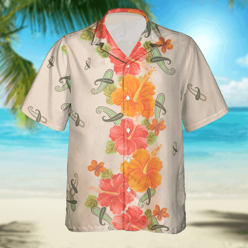 Designer × The Unbranded Brand Flower Floral-Print Cotton Shirt Size US S / EU 44-46 / 1 - 3 Thumbnail