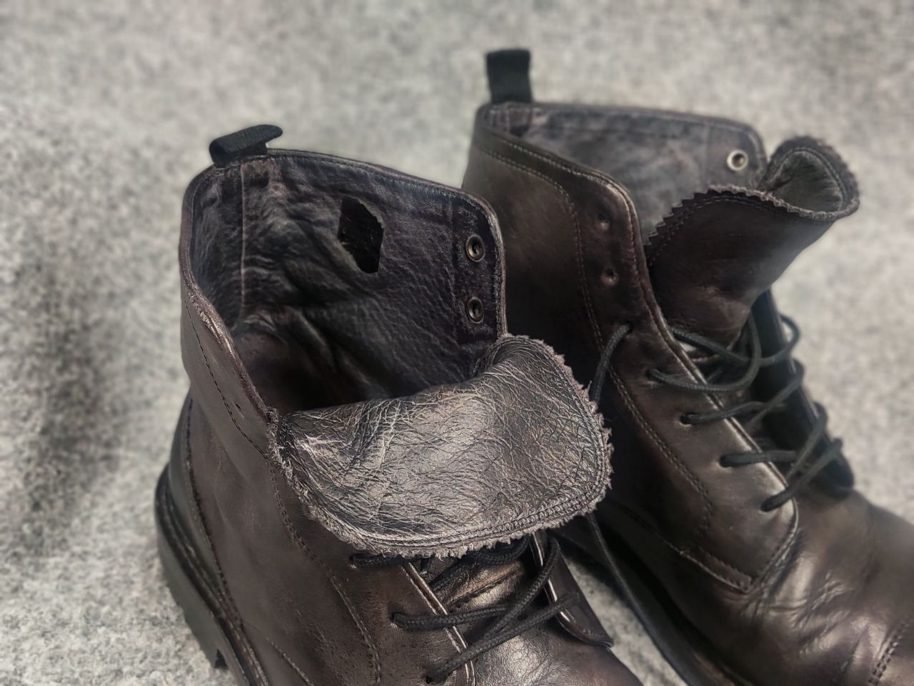 Oliver Sweeney Oliver Sweeney Dark Brown Calf Leather Derby Combat Boots Size US 10.5 / EU 43-44 - 19 Thumbnail