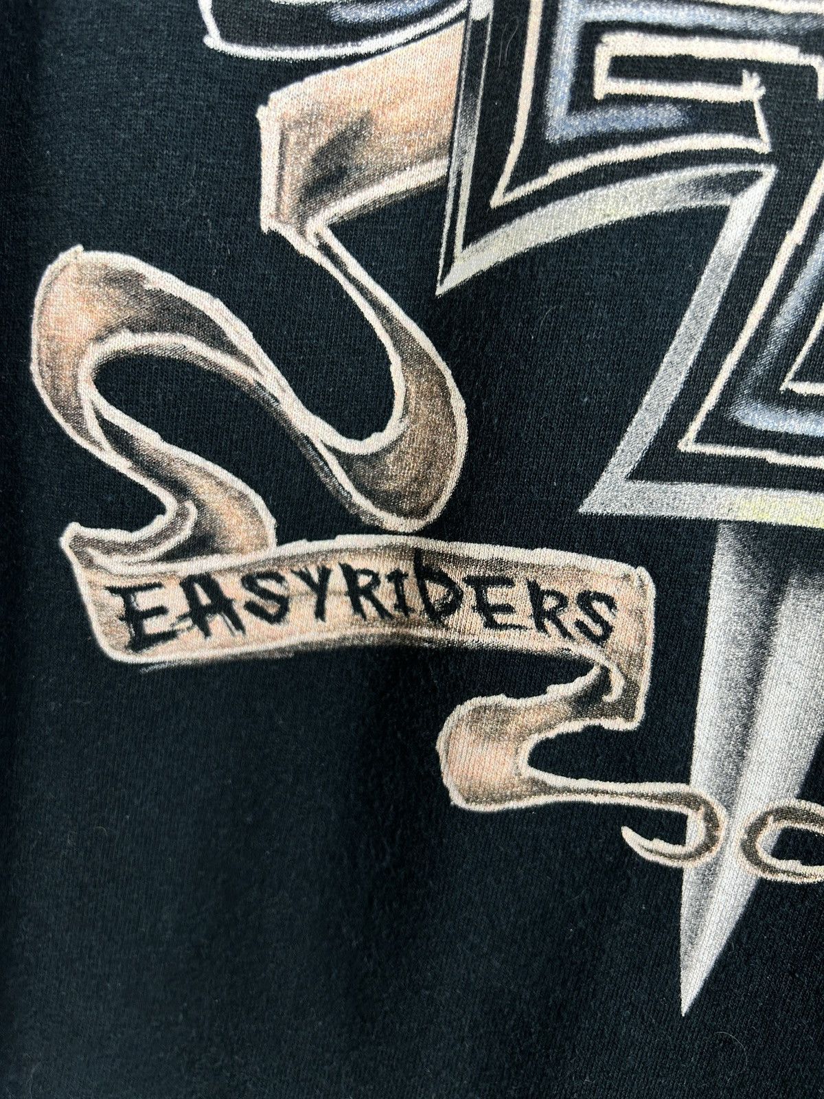 Band Tees 00s Vintage Easyriders Harley Biker Flame Long Sleeve L Size US M / EU 48-50 / 2 - 7 Thumbnail