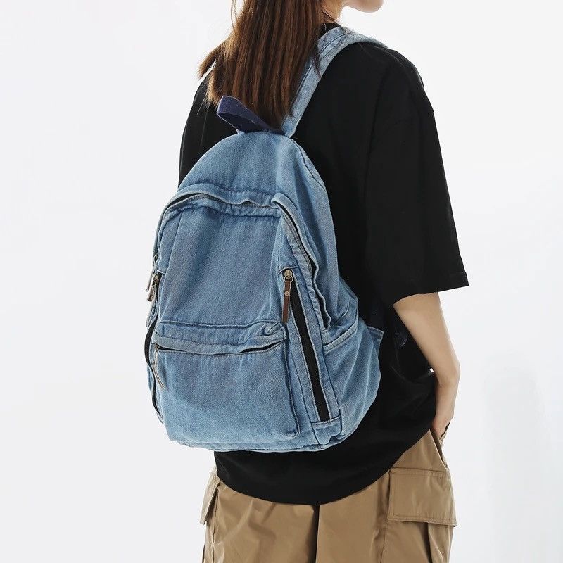 Japanese Brand Denim Backpack Size ONE SIZE - 2 Thumbnail