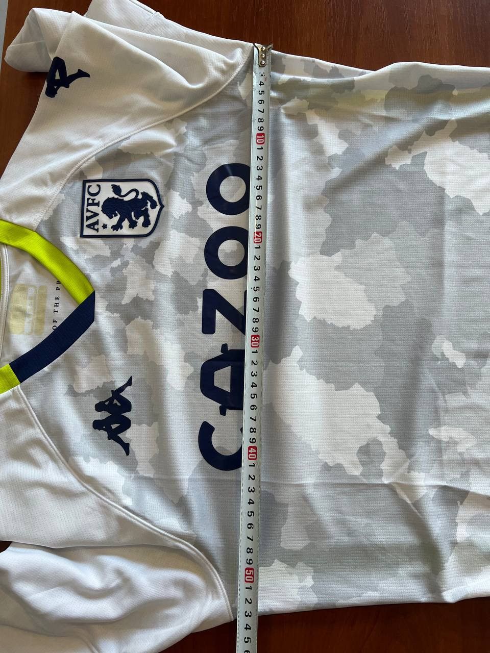 Kappa 2020/21 ASTON VILLA THIRD SOCCER JERSEY FOOTBALL SHIRT KAPPA Size US L / EU 52-54 / 3 - 18 Thumbnail