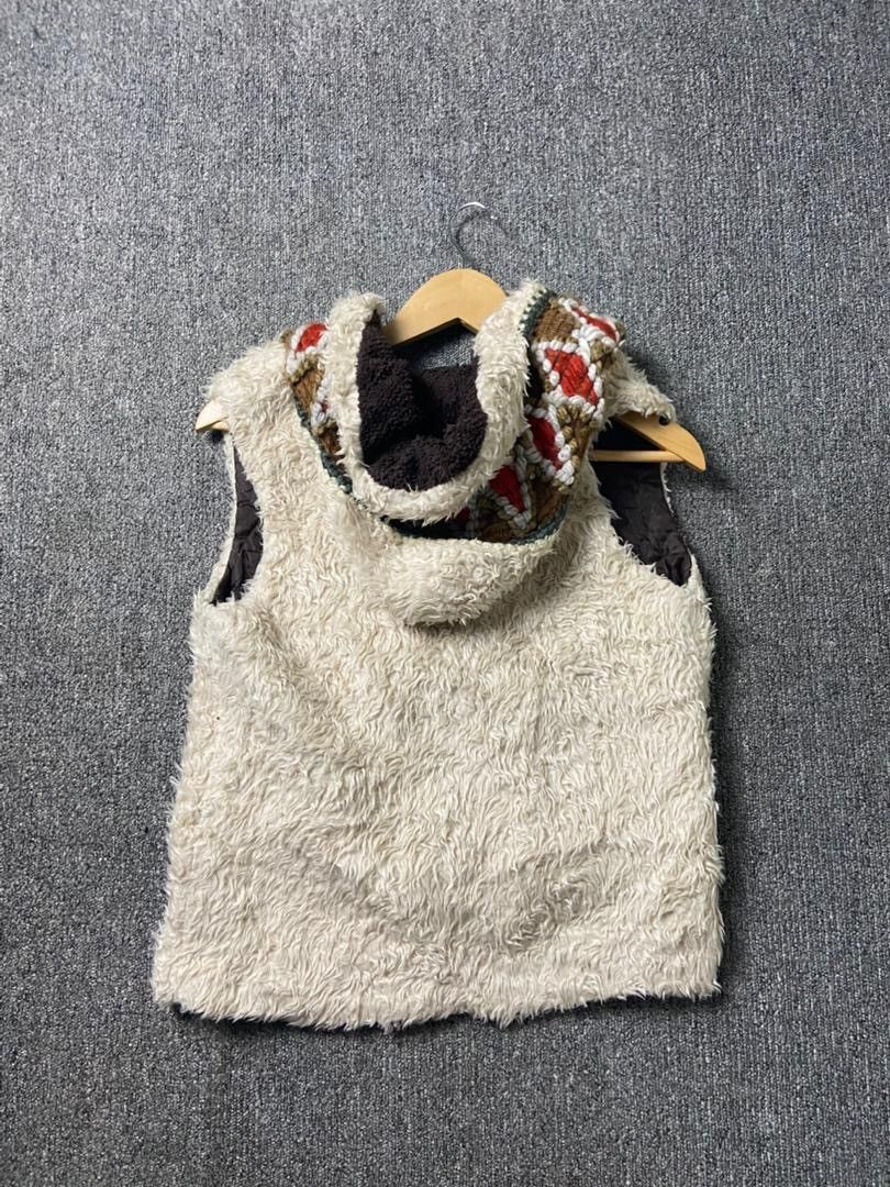 Japanese Brand Japanese Brand Faux Fur Vest (202) Size US XXS / EU 40 - 2 Thumbnail
