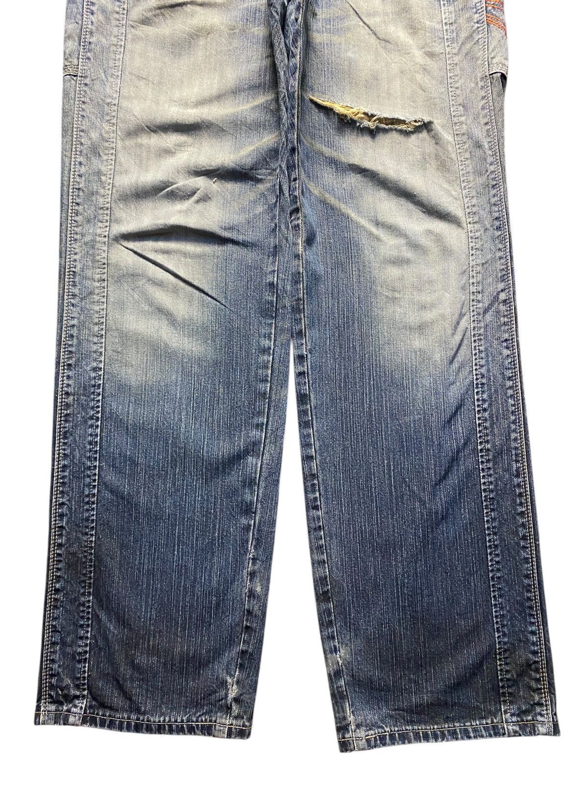 Edwin Vintage Edwin XV Embroidery Logo Distressed Jeans Size US 32 / EU 48 - 5 Thumbnail