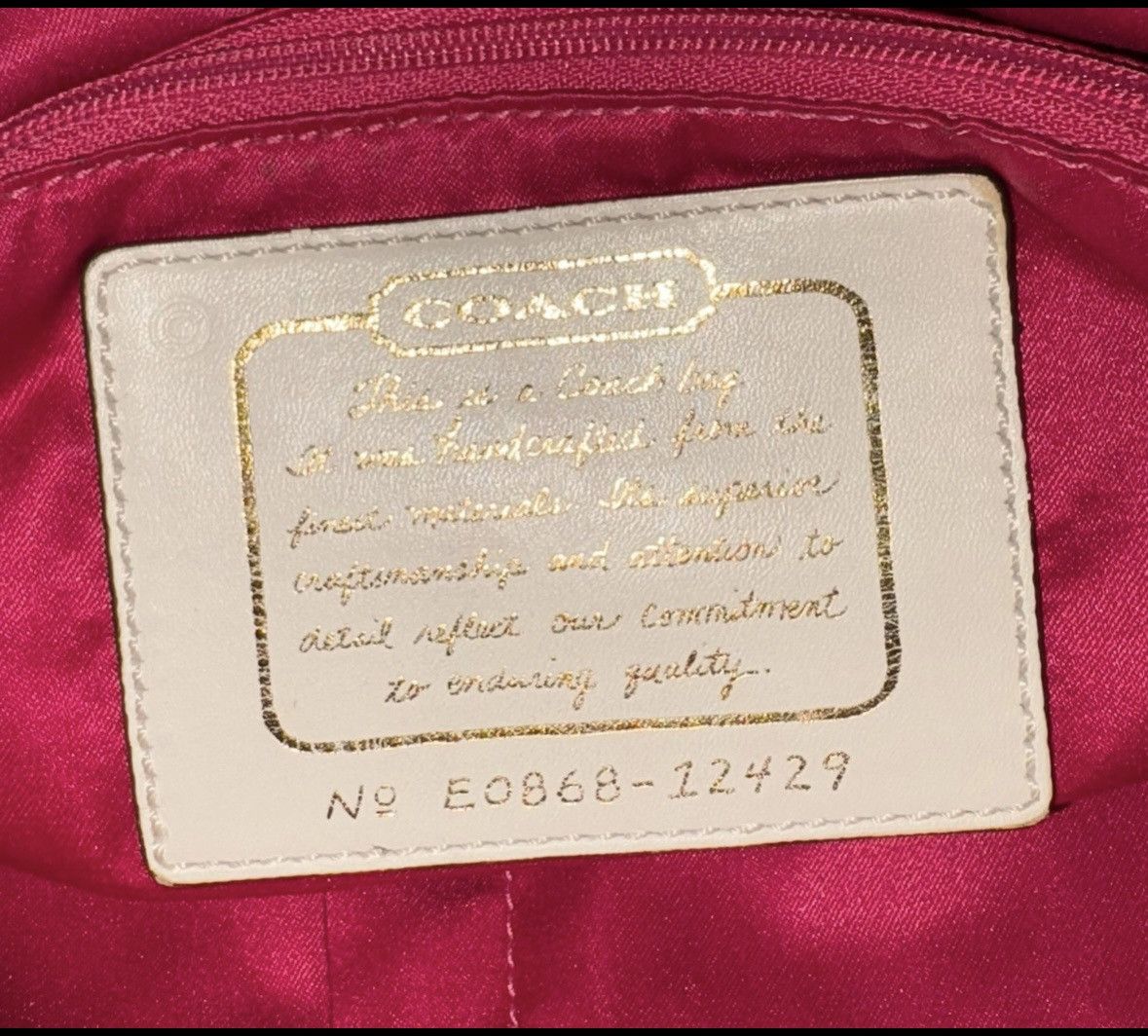 Coach Coach signature stripe White Patent Leather bag Size ONE SIZE - 8 Thumbnail