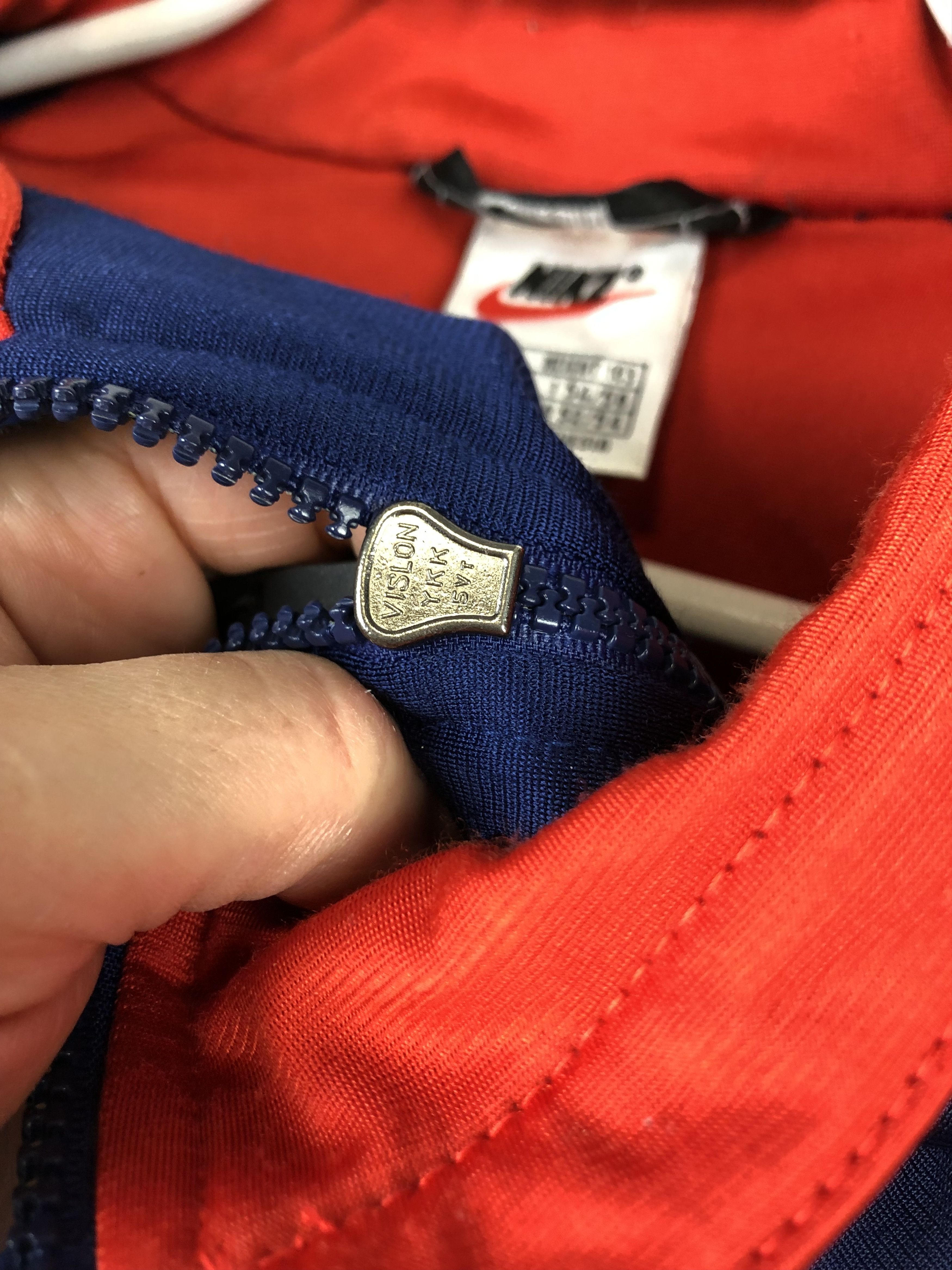 Nike Vintage Nike Jacket Sweatshirt Swoosh Track Top Zip Size US L / EU 52-54 / 3 - 12 Thumbnail