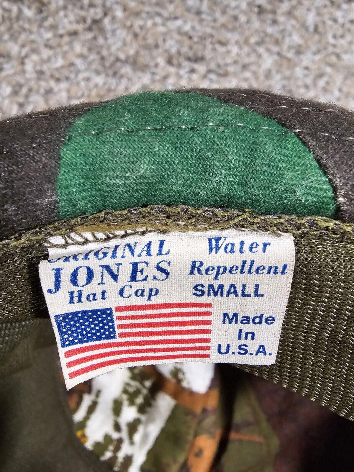 Designer Original Jones Camo Hat Cap S Water Repellent Hunting USA Size ONE SIZE - 6 Thumbnail